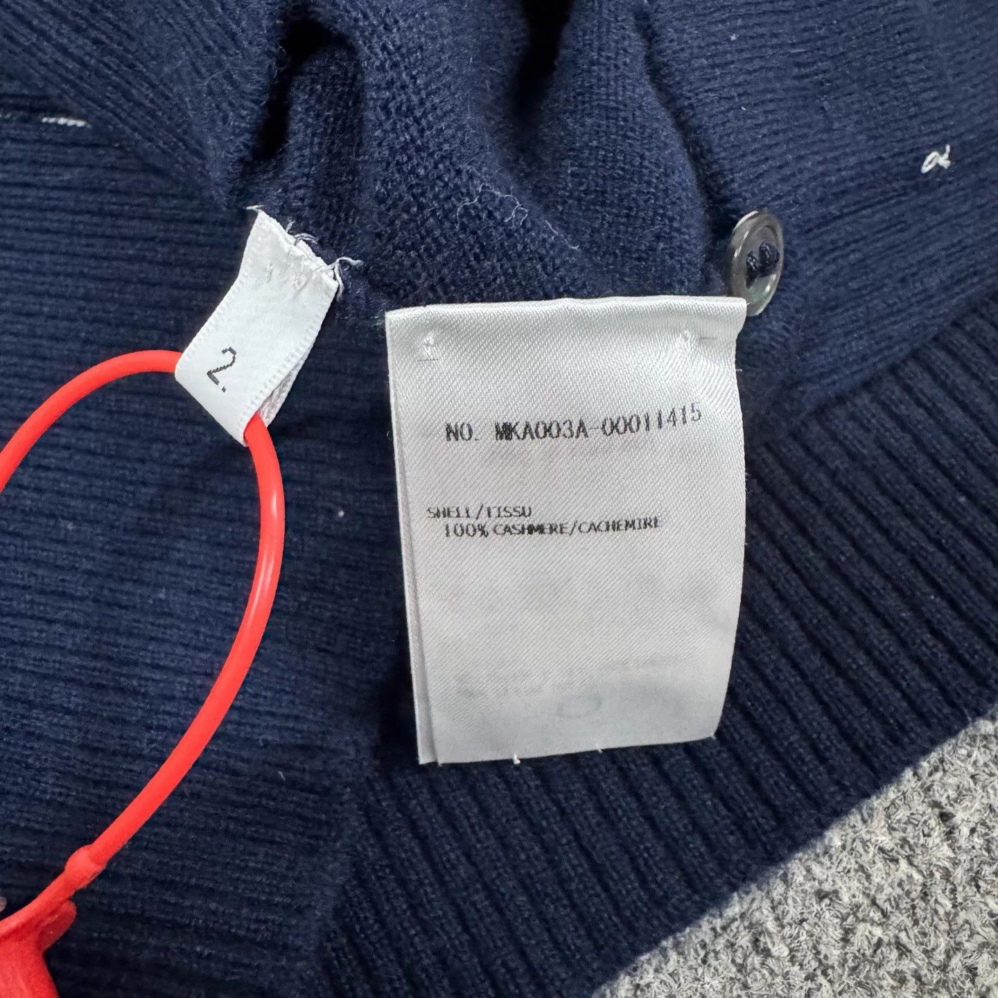 Thom Browne TB Thom Browne 4-bar stripe cashmere high neck size 2 Size US M / EU 48-50 / 2 - 6 Thumbnail