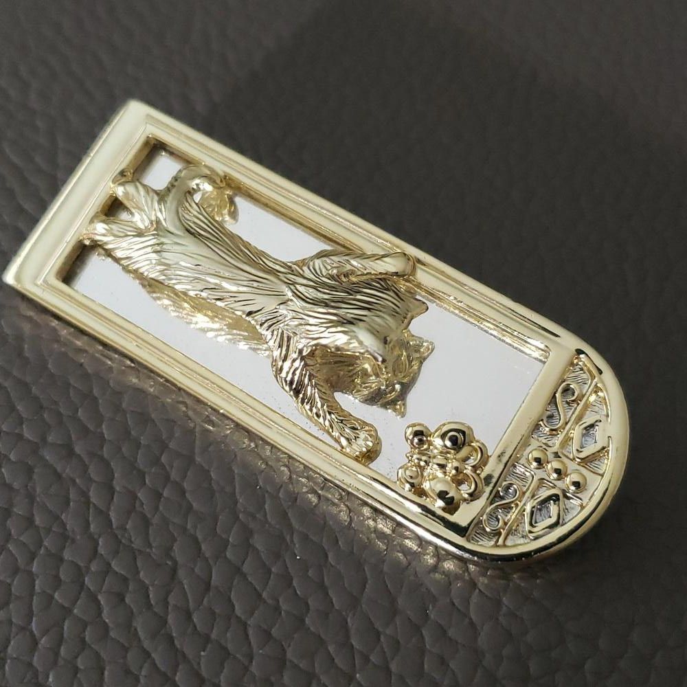 Designer AJC Cat Mirrored Pin Size ONE SIZE - 2 Thumbnail