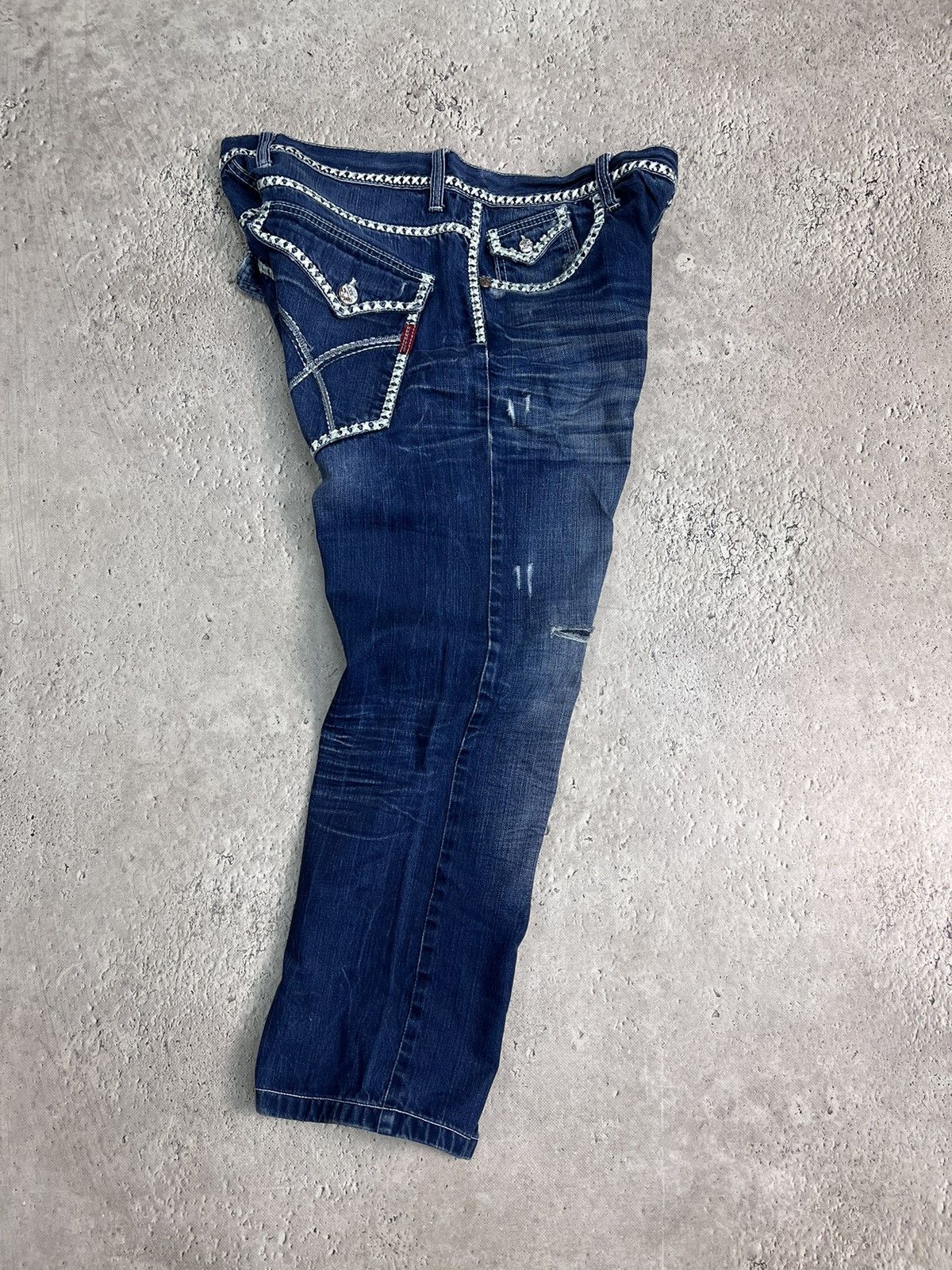 Japanese Brand × True Religion Vintage True Religion STYLE Straight LOW WAIST Jeans Size US 36 / EU 52 - 12 Thumbnail