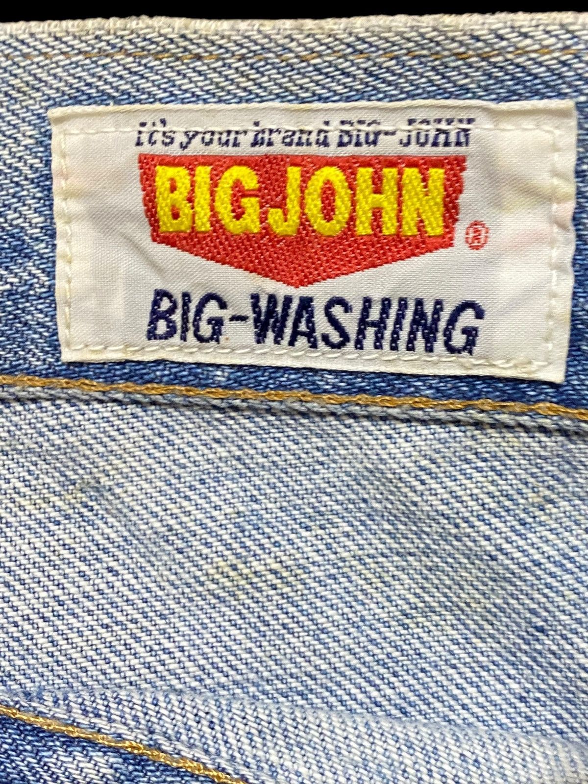 Tornado Mart Vintage Big John 70’s Fade Grunge Distressed Flare Jeans Size US 32 / EU 48 - 17 Thumbnail
