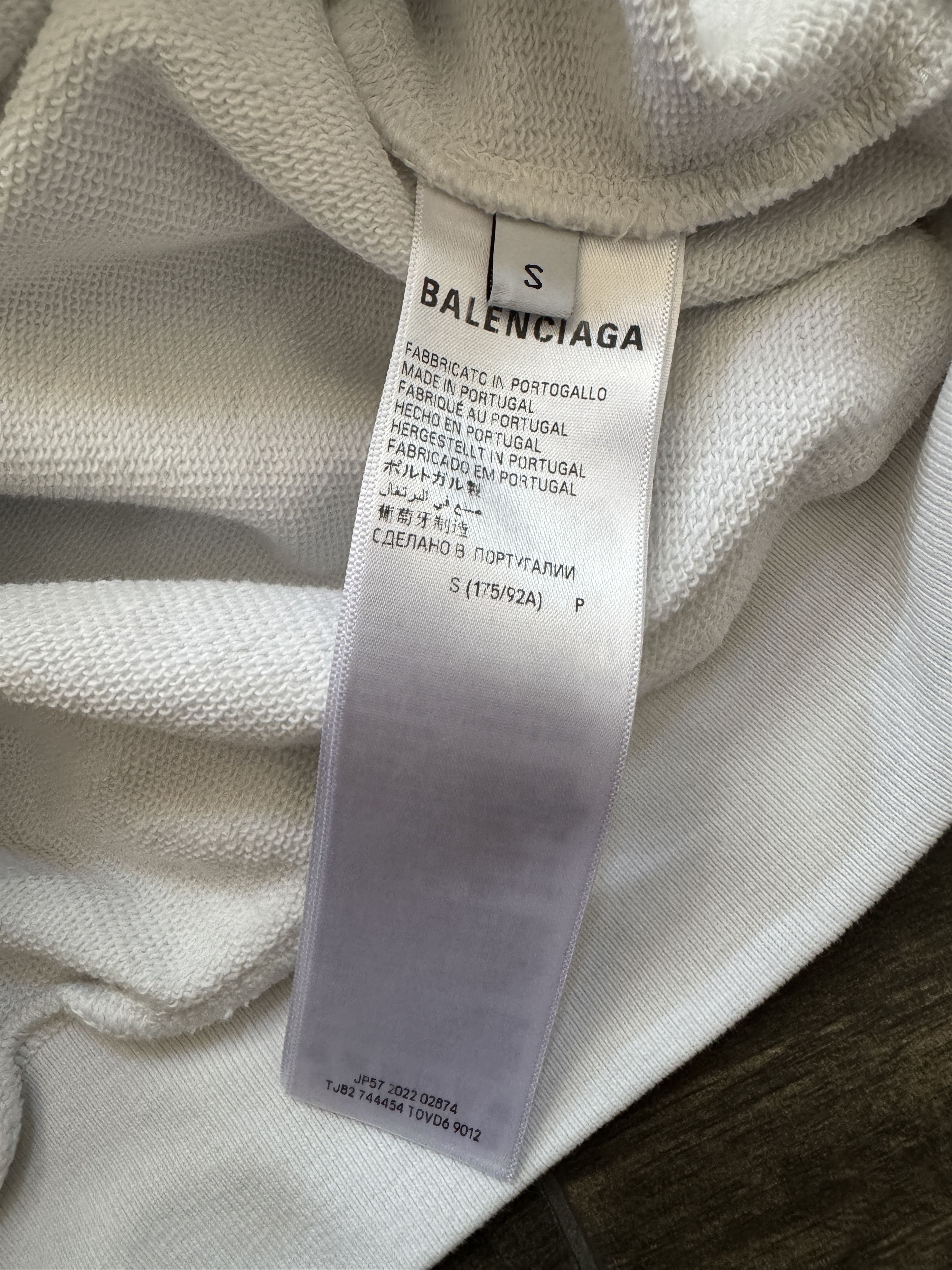 Balenciaga Energy Label Zip Up Hoodie Size US S / EU 44-46 / 1 - 5 Thumbnail