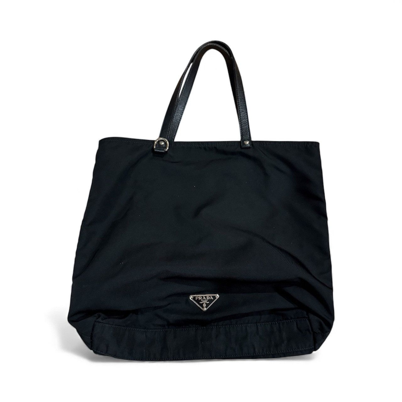 Prada Prada Embroidery Flower Hardware Tote Bag Size ONE SIZE - 3 Thumbnail