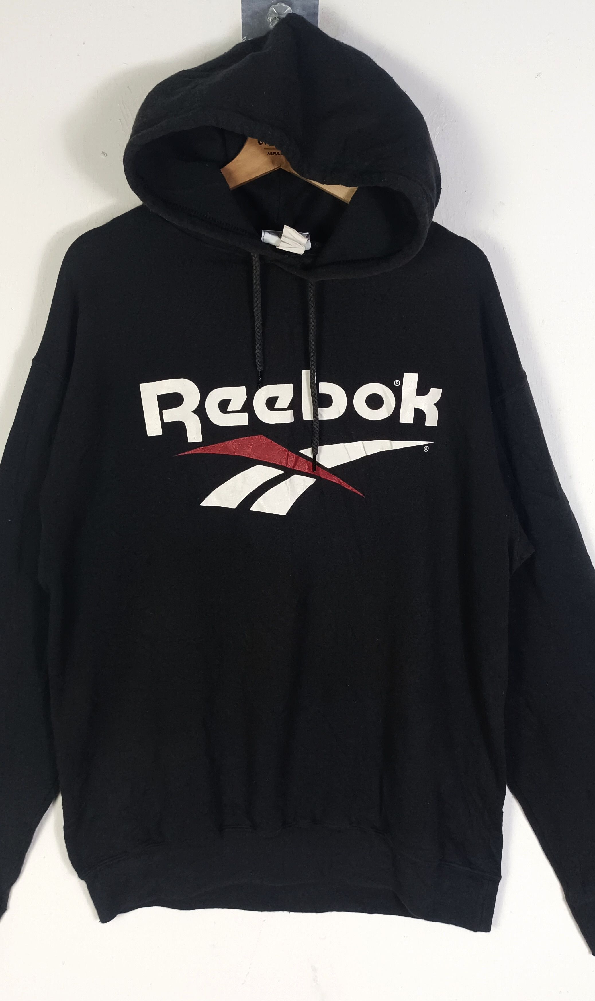 Reebok × Vintage Vintage💥Reebok Made In USA Hoodie Size US L / EU 52-54 / 3 - 2 Thumbnail