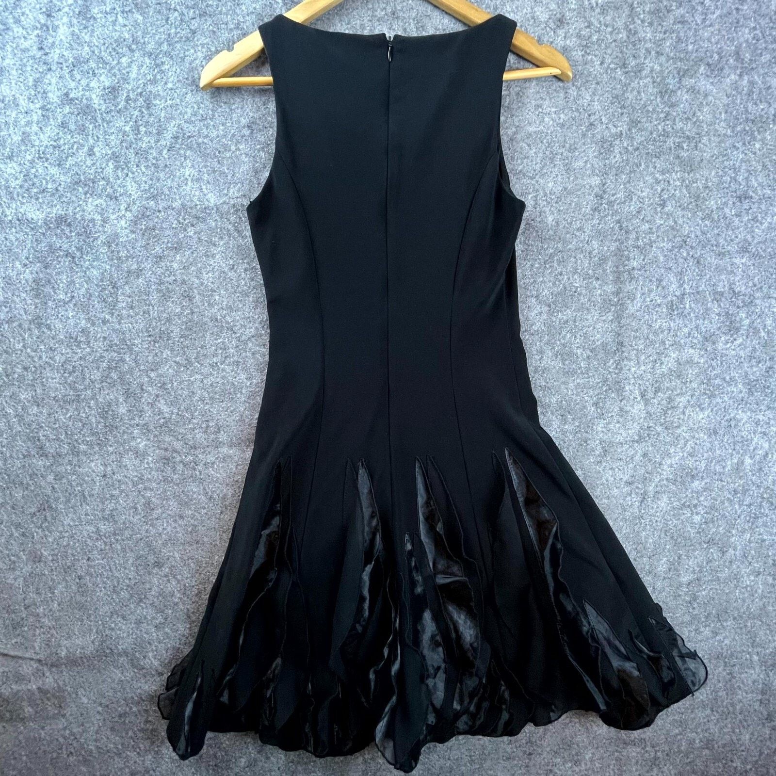 Joseph Ribkoff Joseph Ribkoff Dress 2 Black Dark Fairy Goth Witchcore Size XS / US 0-2 / IT 36-38 - 2 Thumbnail