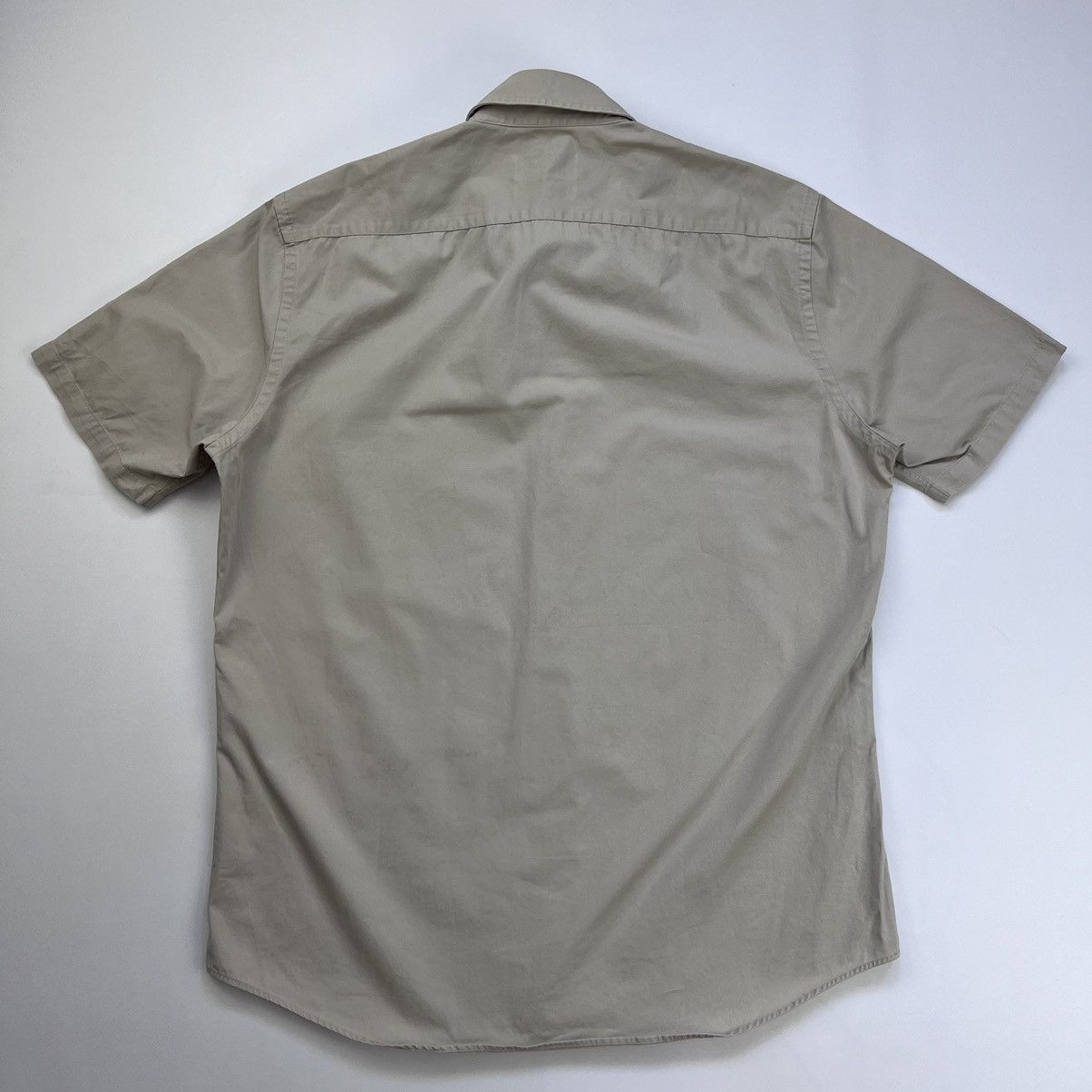 Vintage Vintage YSL beige short sleeve shirt Size US L / EU 52-54 / 3 - 5 Thumbnail