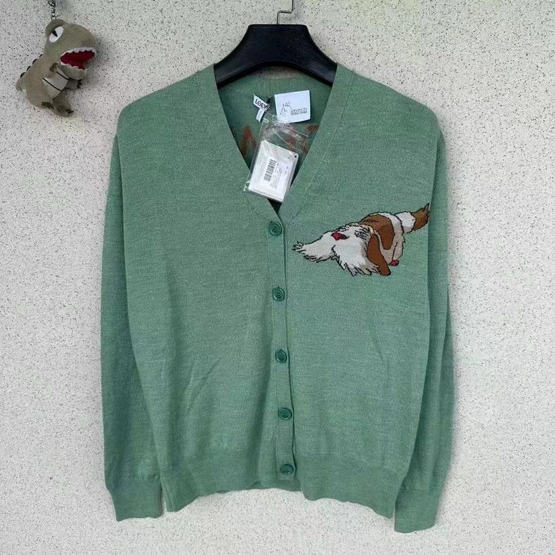 Loewe loewe Sweater with small dog logo on the back 2506-Nextarro Size US S / EU 44-46 / 1 - 1 Thumbnail