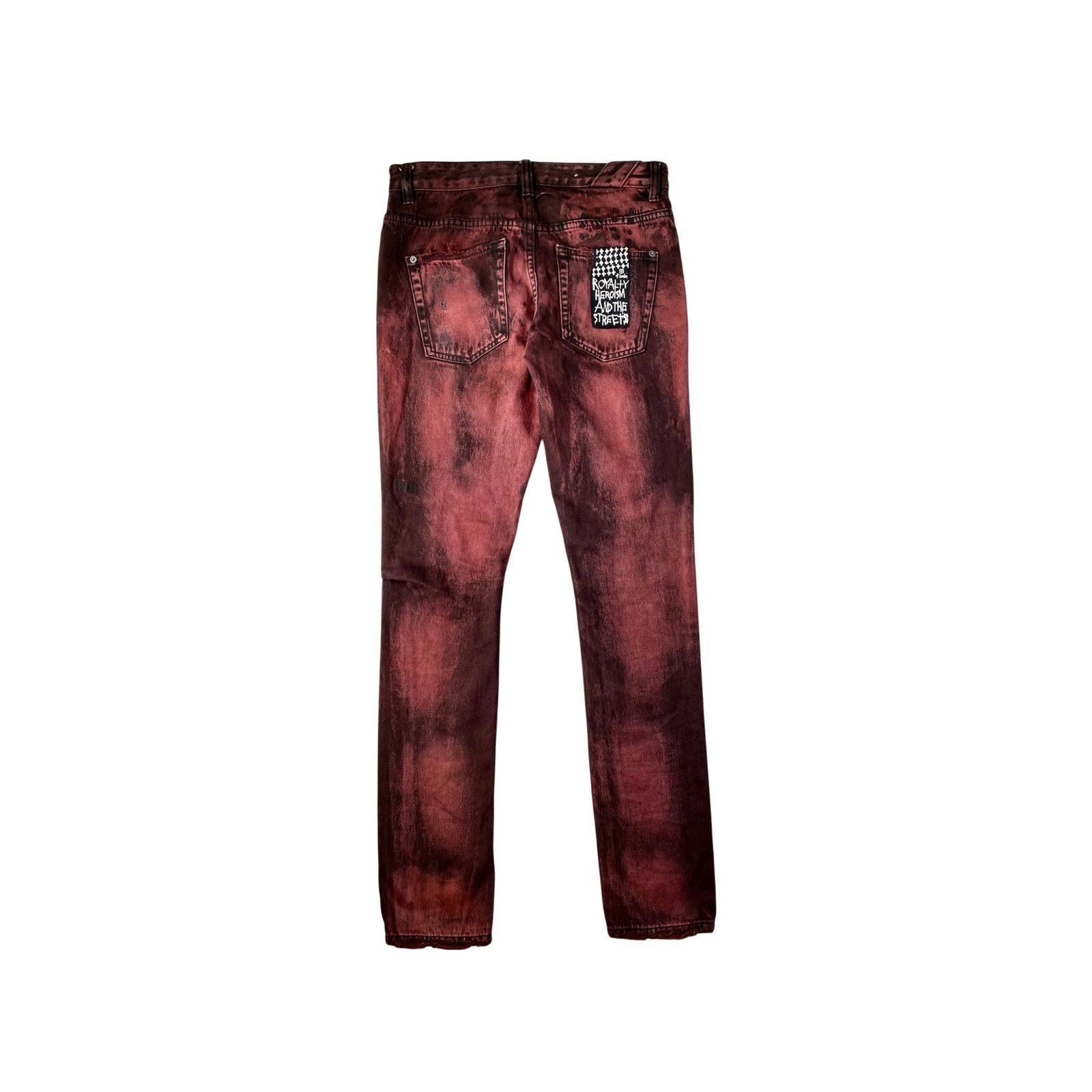 Ksubi Ksubi Plain Red Wash Jeans Size US 30 / EU 46 - 2 Thumbnail
