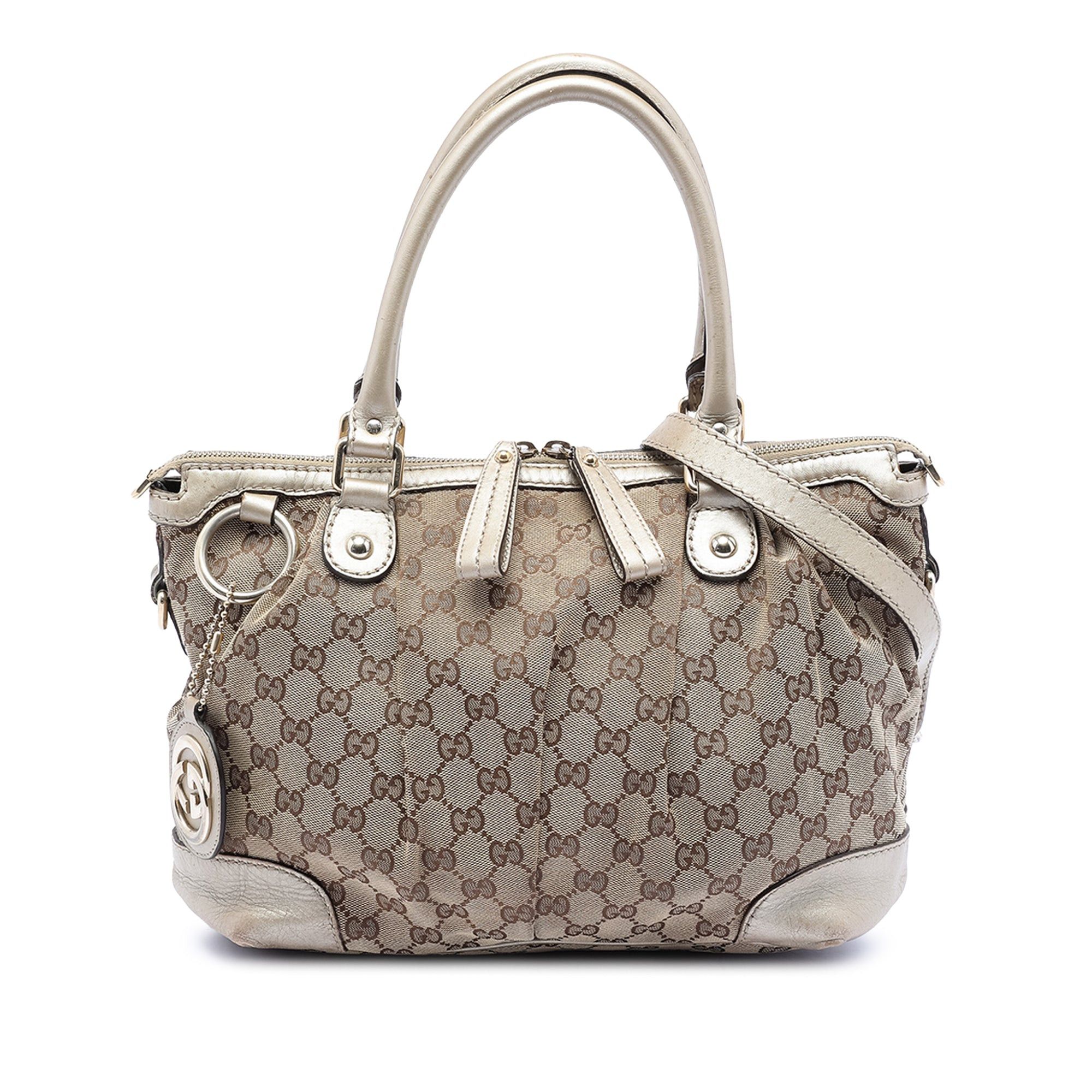 Gucci GG Canvas Sukey Satchel Size ONE SIZE - 1 Thumbnail