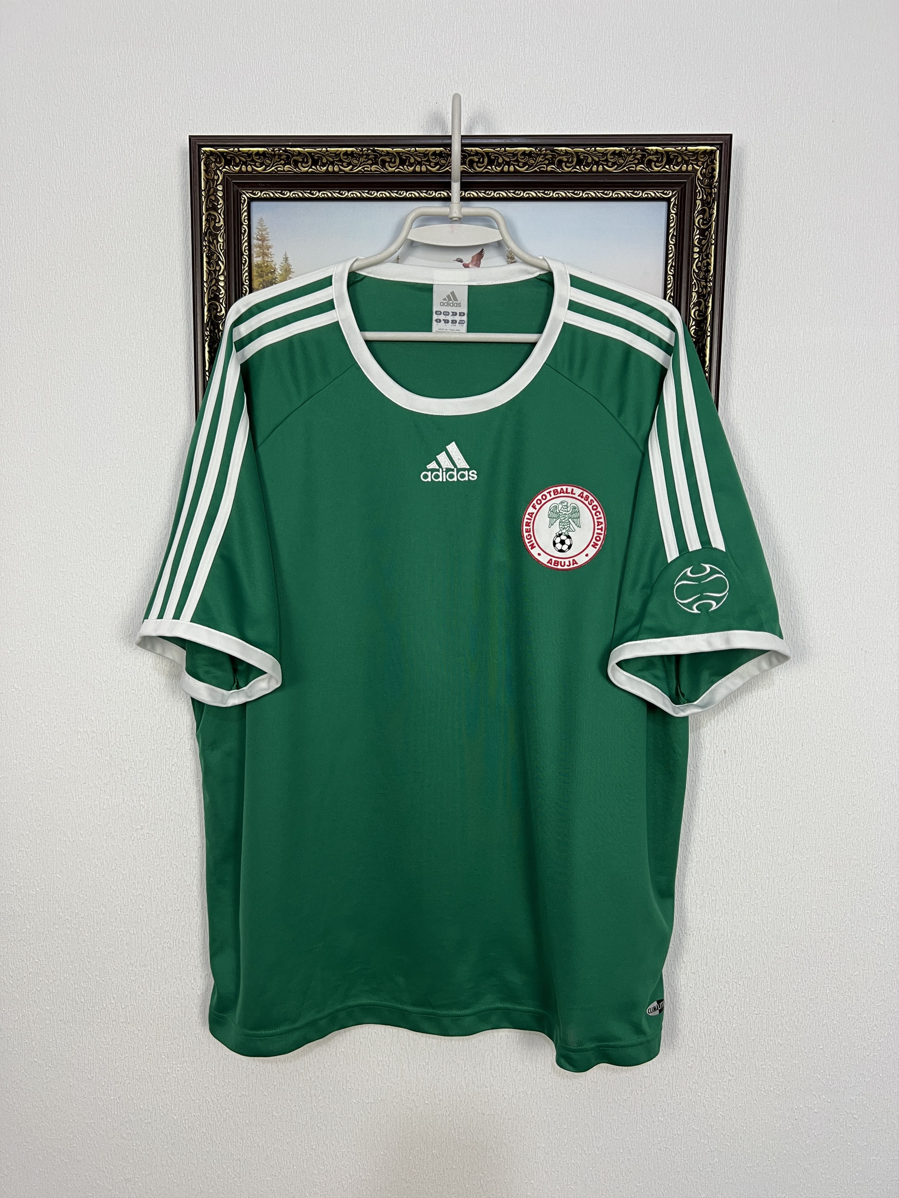 Adidas Nigeria Home football shirt 2006 Soccer Adidas National Team Size US L / EU 52-54 / 3 - 1 Thumbnail