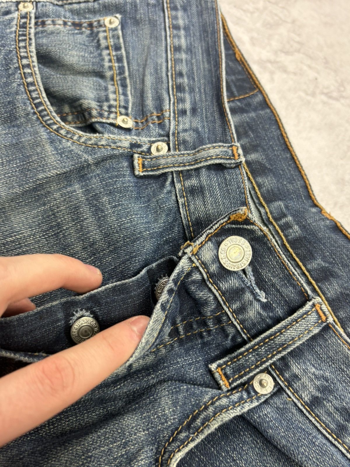 Levi's VINTAGE LEVIS 758 DENIM WASHED PANTS RETRO Size US 32 / EU 48 - 8 Thumbnail