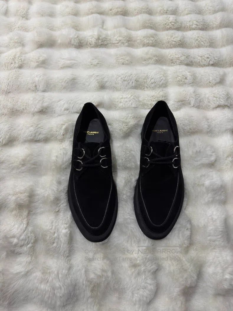 Saint Laurent Paris Saint Laurent Paris Poster Style Men's Loafers Leather Sho Size US 10 / EU 43 - 3 Thumbnail