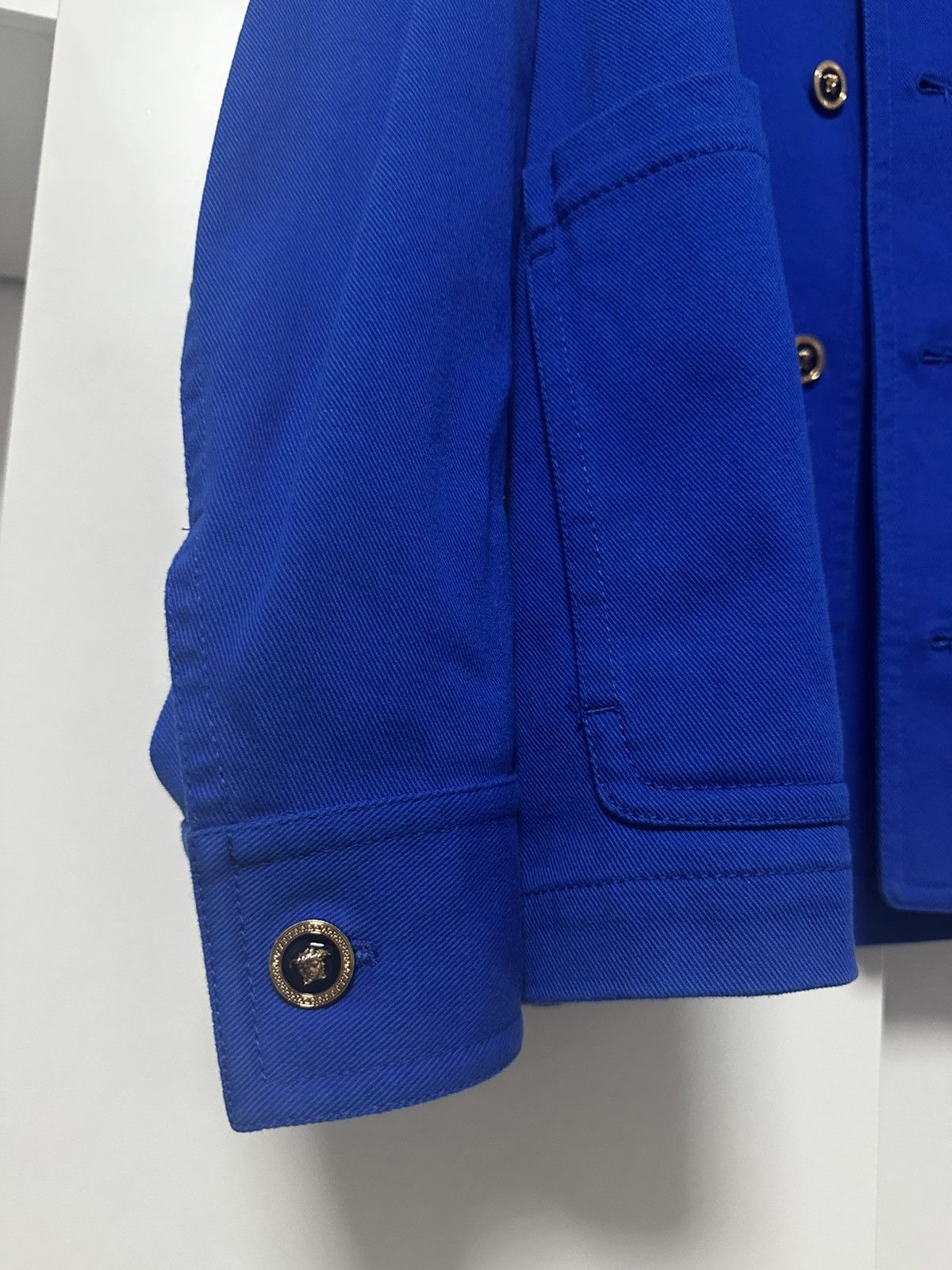 Versace Versace Medusa Blue Jacket Size US M / EU 48-50 / 2 - 3 Thumbnail