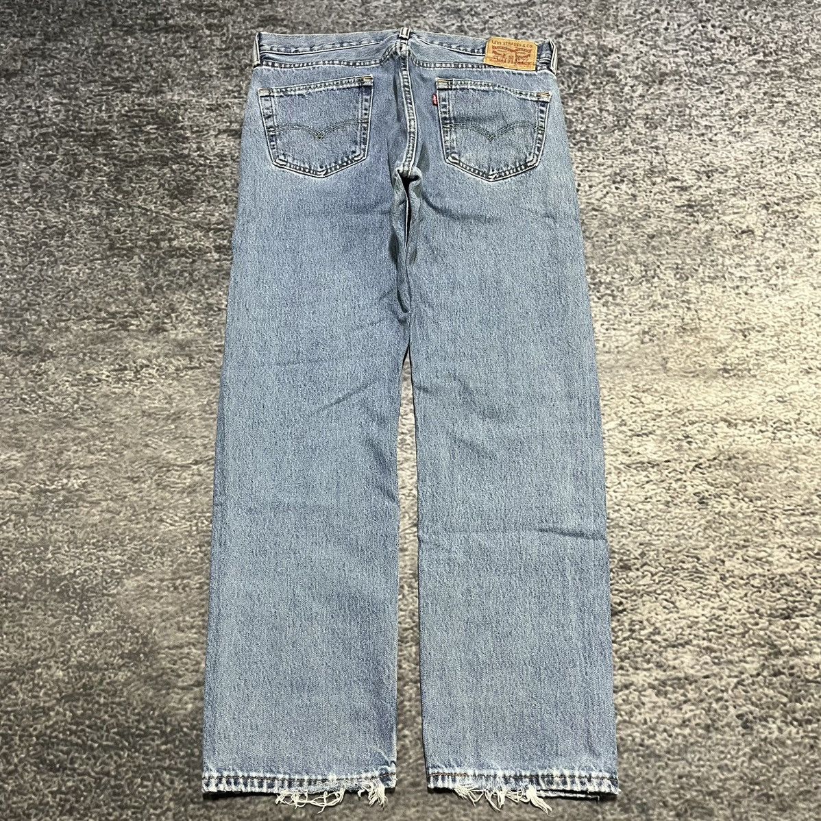 Levi's Vintage Levi's 505 Grunge Skater 2000s Blue Jeans 35x32 Size US 35 - 1 Thumbnail