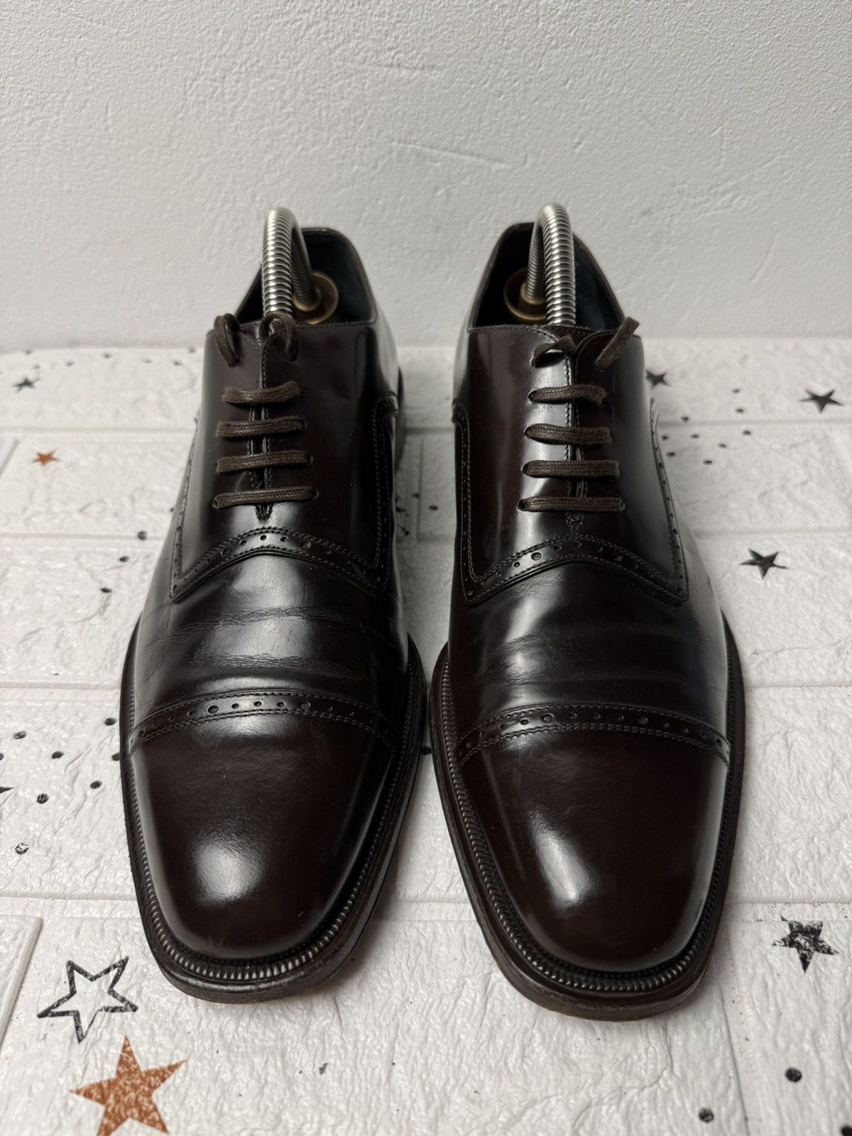 Dolce & Gabbana DOLCE & GABBANA oxford US7.5 UK6.5 EUR41 Leather Brown Size US 7.5 / EU 40-41 - 3 Thumbnail