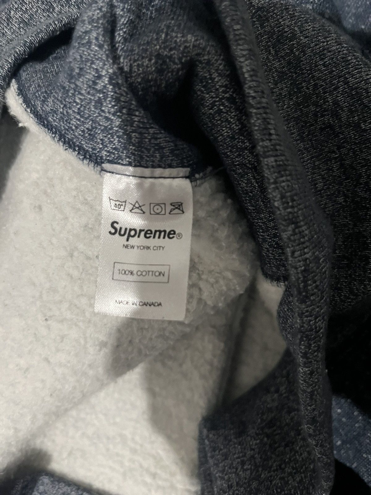Supreme Dark blue Supreme Spellout Hoodie Size US M / EU 48-50 / 2 - 5 Thumbnail