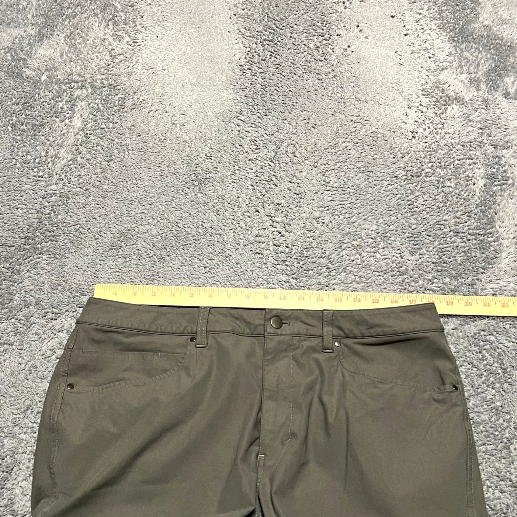 Lululemon Lululemon Pants Mens 36 Green ABC Slim Fit Warpstreme Stretch Commission M5AD8S Chino 28in Inseam Mens Size US 36 / EU 52 - 7 Thumbnail