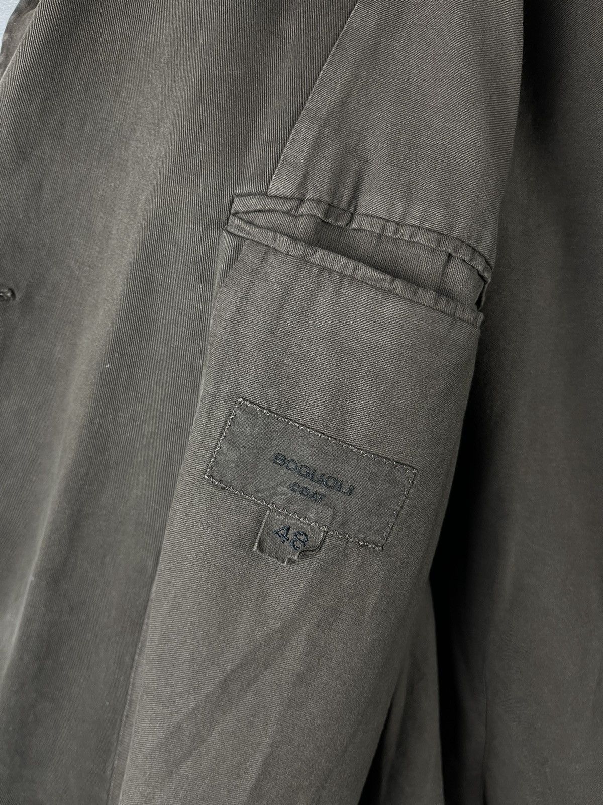 Boglioli Boglioli Military Double Breasted Cotton Coat Brown Size US M / EU 48-50 / 2 - 10 Thumbnail
