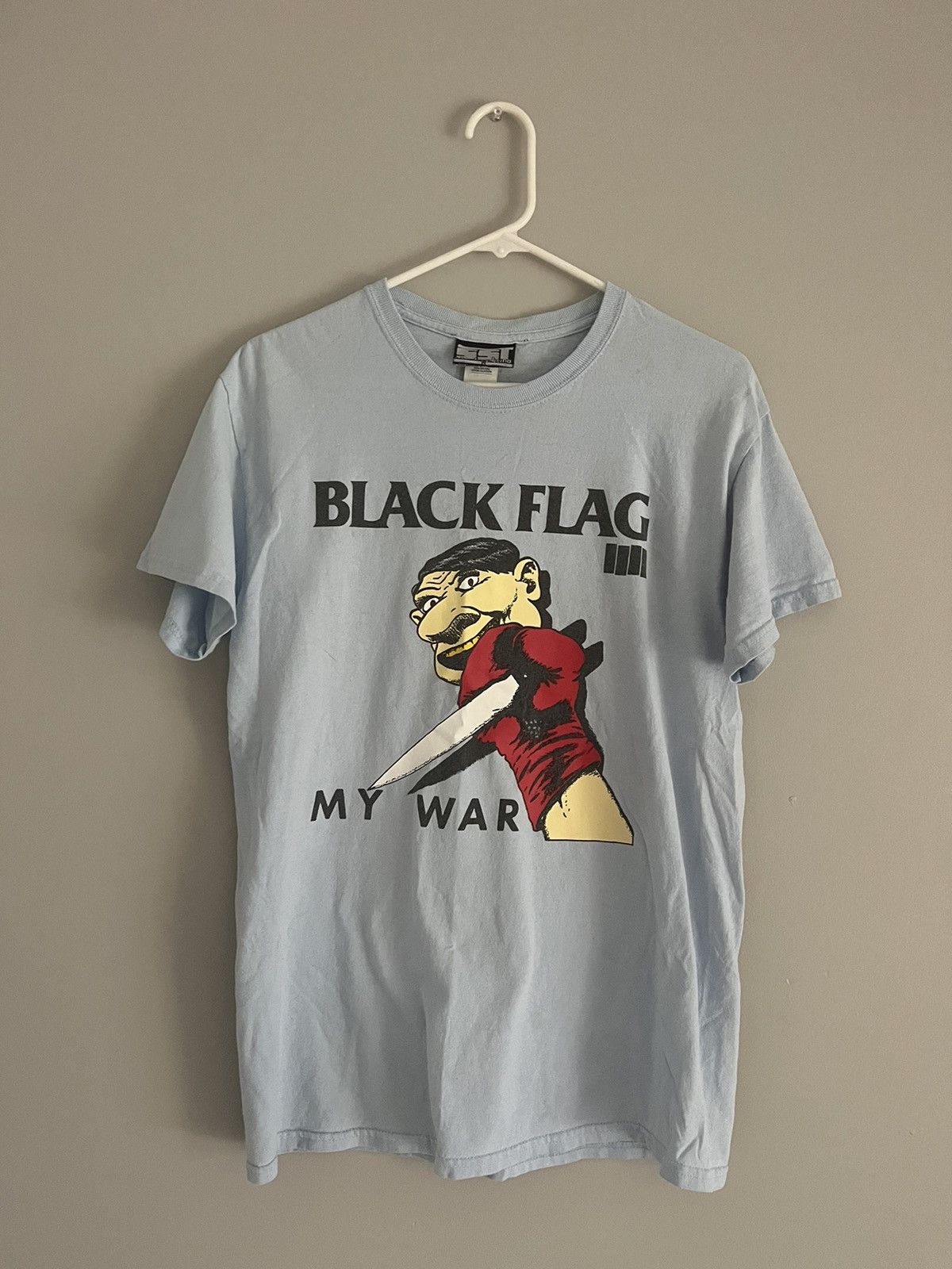 T-shirt Vintage Black Flag 'Everything Went' - Coton - Tailles S à 5XL - Années 90 - Neuf Avec étiquettes