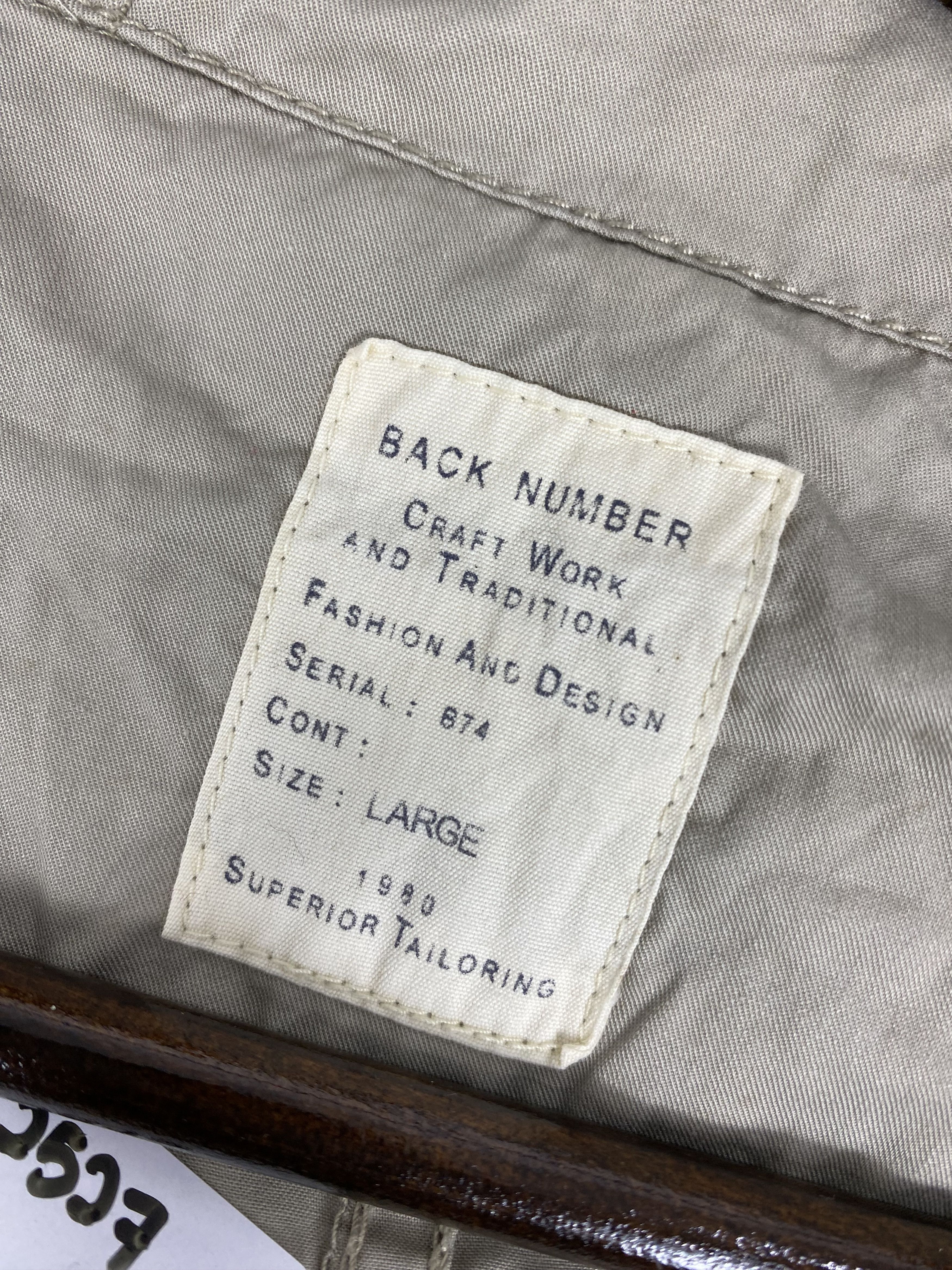 Japanese Brand × Vintage Vintage Back Number Hoodie Jacket Size US L / EU 52-54 / 3 - 9 Thumbnail