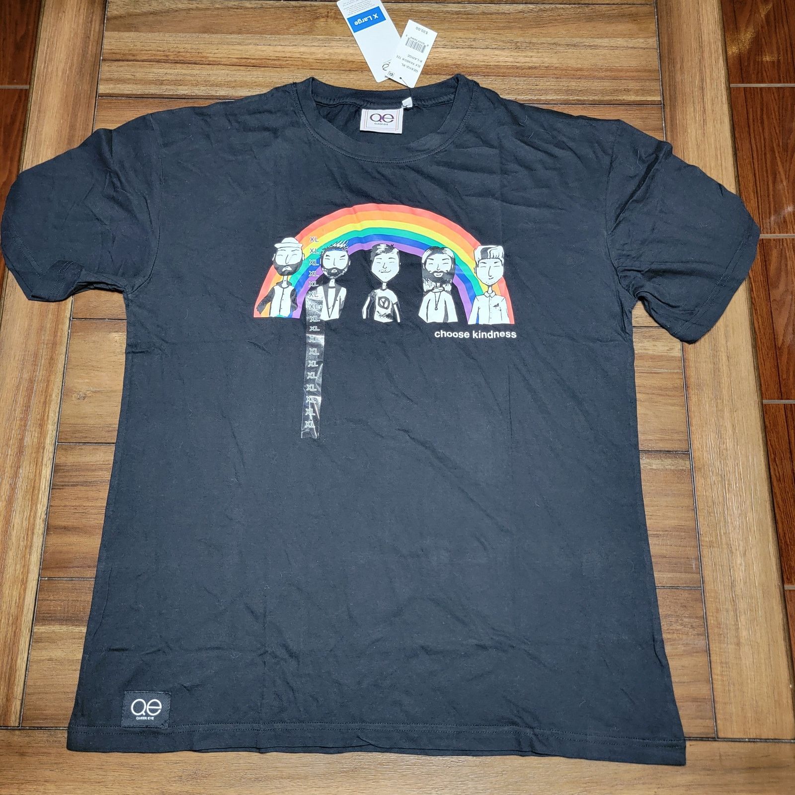 Other Queer Eye Rainbow Unisex Tee "Choose Kindness" - Size XL NWT Size US XL / EU 56 / 4 - 1 Thumbnail