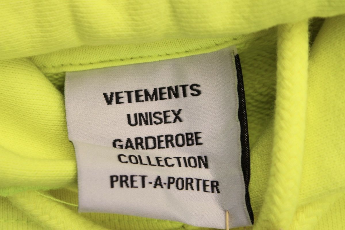 Vetements M Vetements CITY METAL yellow LOGO oversized hoodie Size US M / EU 48-50 / 2 - 3 Thumbnail