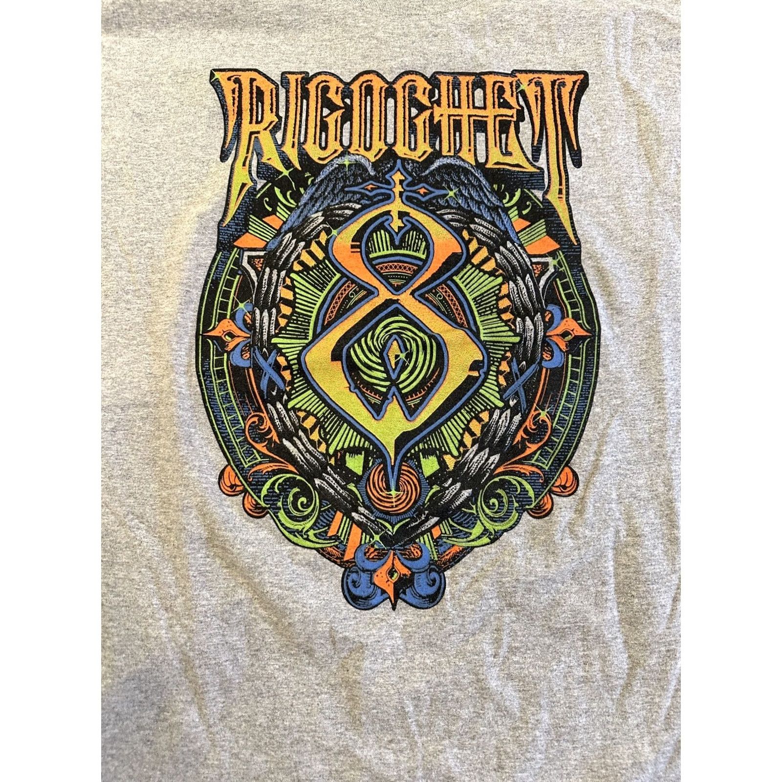 Vintage Ricochet Wrestling Shirt 3XL Gray Adult Size US XXL / EU 58 / 5 - 4 Thumbnail