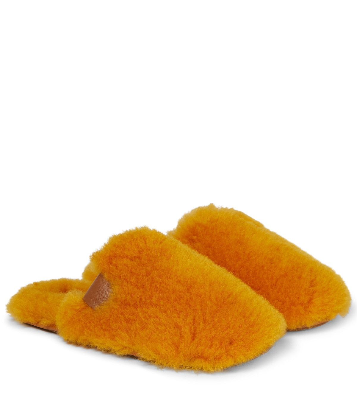 Loewe Loewe logo-patch shearling mule slipper size 41 Size US 11 / IT 41 - 3 Thumbnail
