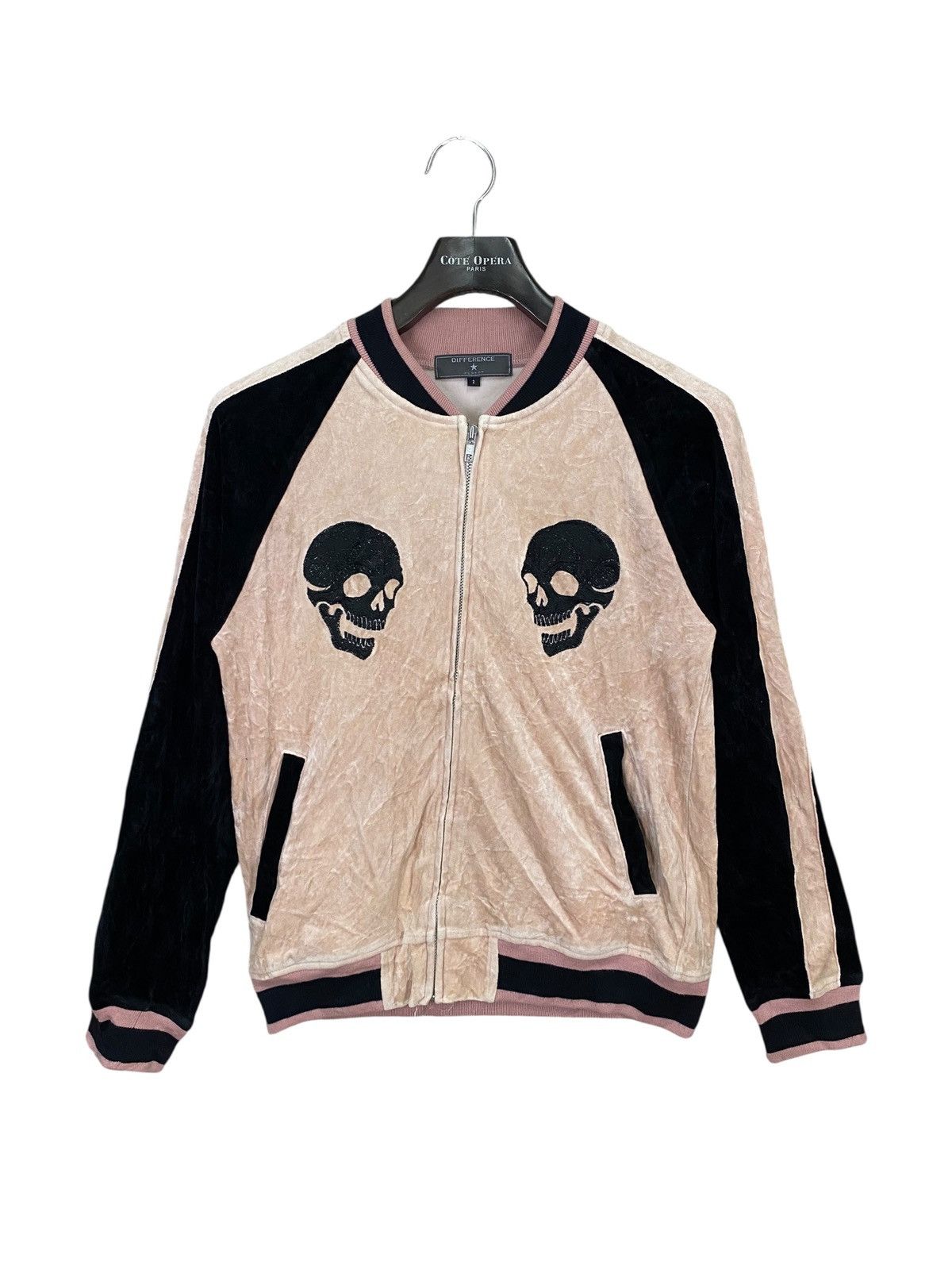 The Difference Vintage difference sukajan jacket skull valvet material Size M / US 6-8 / IT 42-44 - 1 Thumbnail