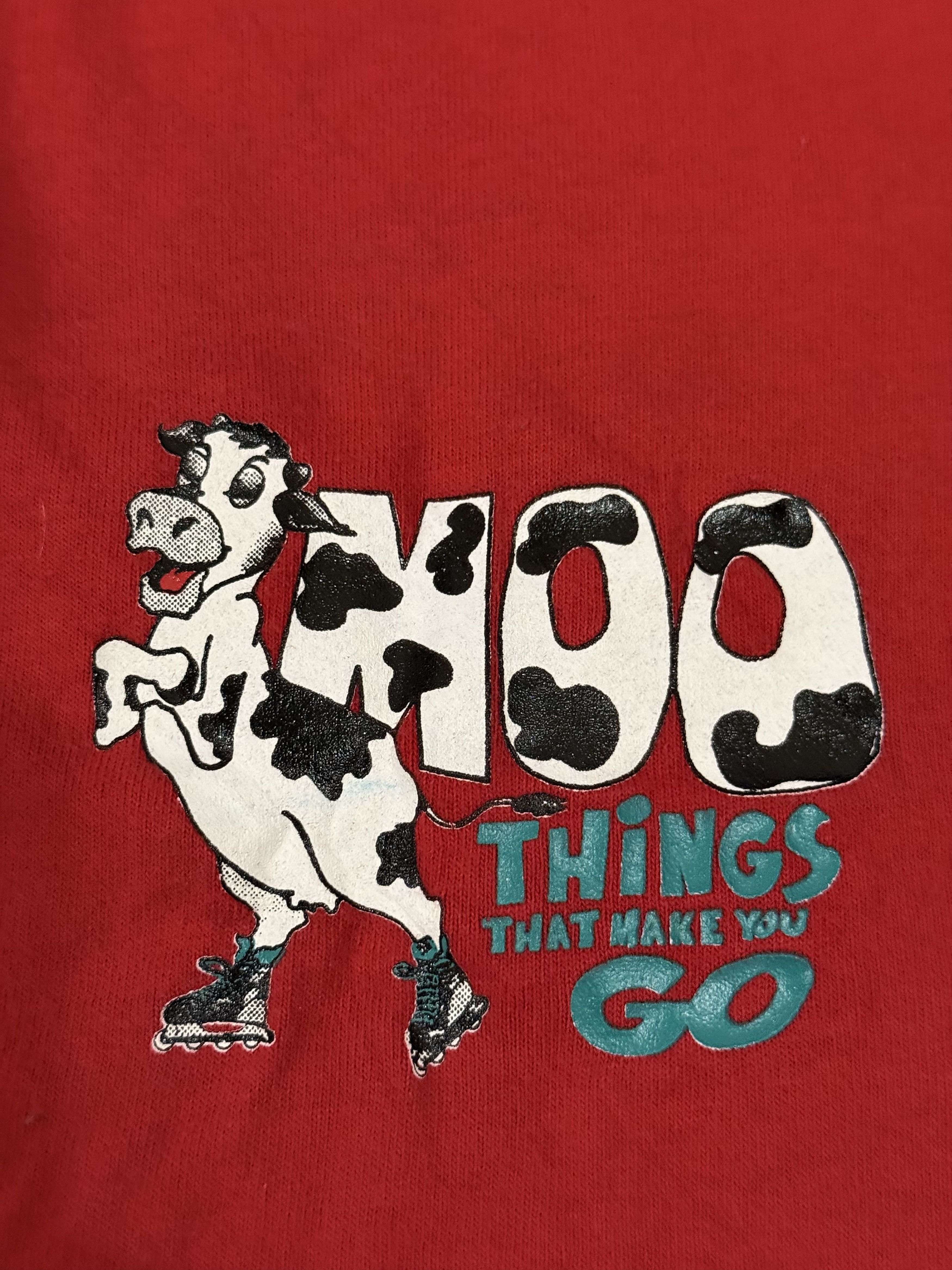 Fruit Of The Loom Vintage 90s Moo Things Cow Tee Fruit of the Loom XL Size US XL / EU 56 / 4 - 1 Thumbnail