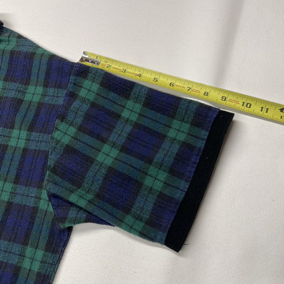 The Vermont Flannel Company × Vintage VTG The Vermont Flannel Company Polo Shirt Green Plaid Size US M / EU 48-50 / 2 - 14 Thumbnail