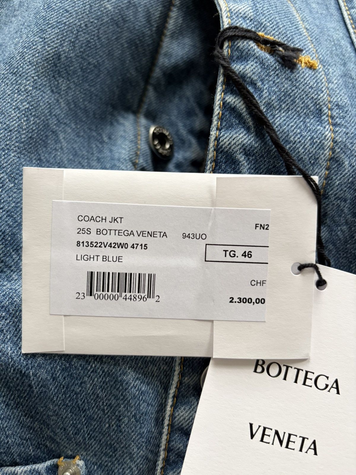 Bottega Veneta Bottega Vaneta padded Denim jacket Size US S / EU 44-46 / 1 - 8 Thumbnail