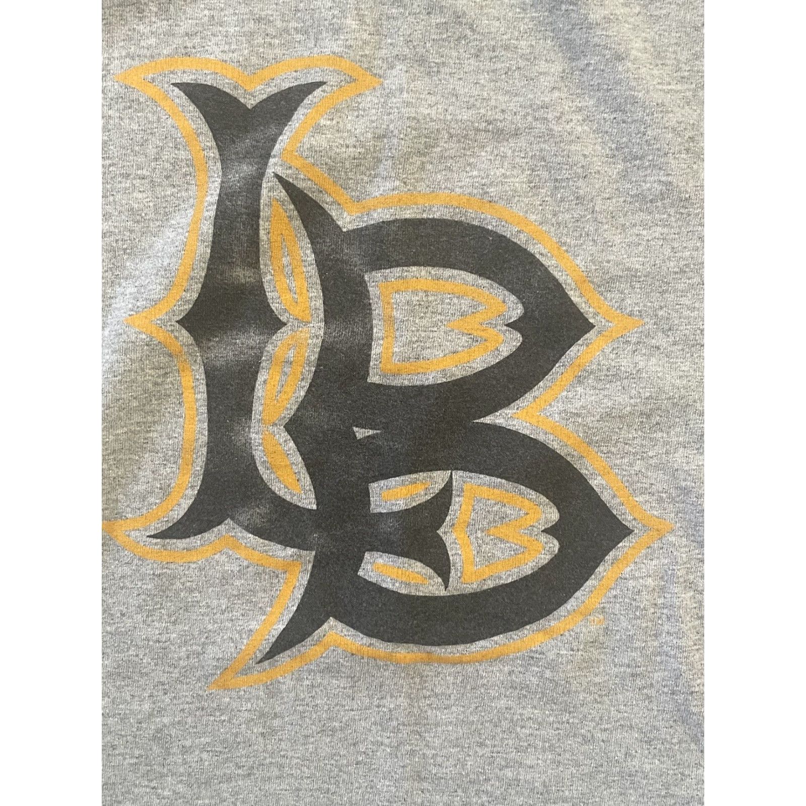 Vintage VINTAGE Long Beach T-Shirt Grey Medium TLC Sports Tag Men M Short Sleeve Shirt Sports 90s Mens Size US M / EU 48-50 / 2 - 2 Thumbnail