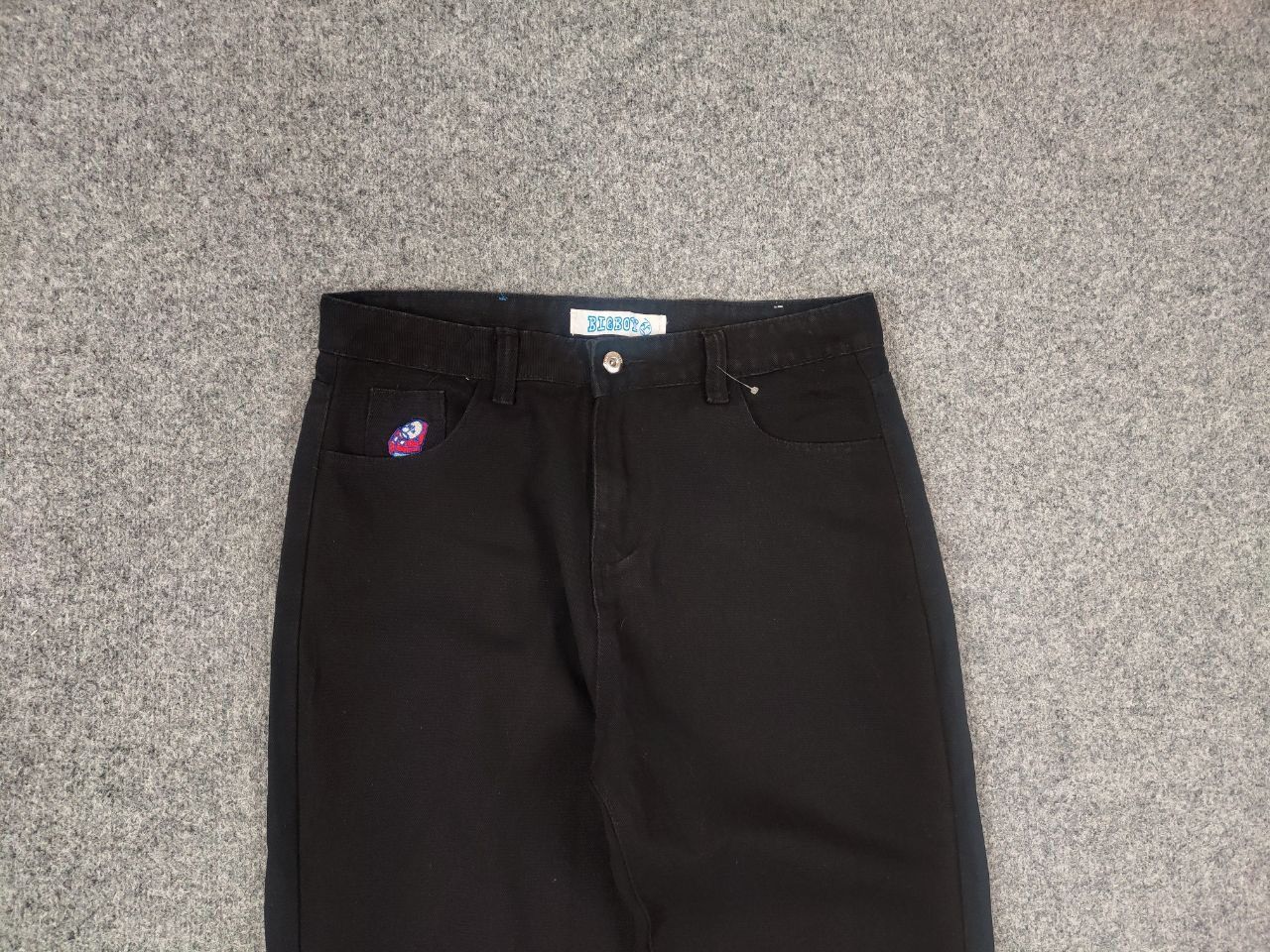 Vintage Big Boy x Polar Skate co Baggy Black Denim Jeans Size US 32 / EU 48 - 3 Thumbnail