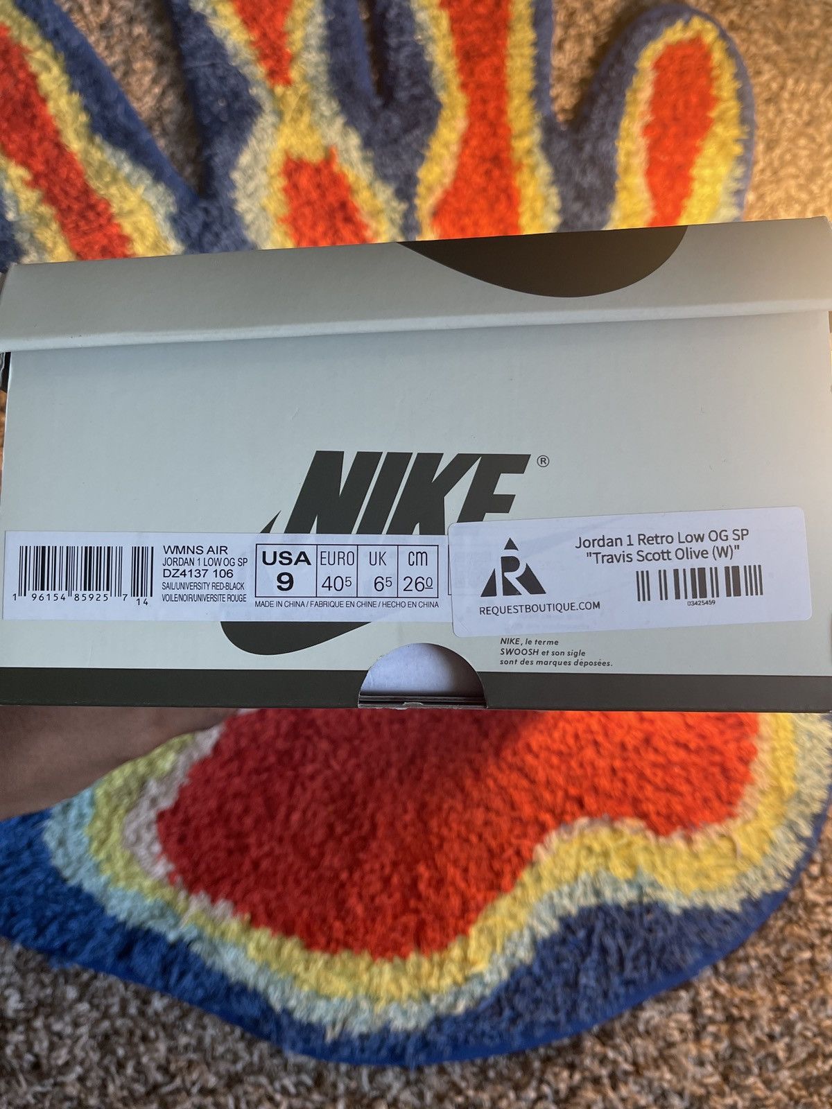 Nike × Travis Scott Jordan 1 Retro Low OG SP Travis Scott Olive Size US 9 / IT 39 - 10 Thumbnail