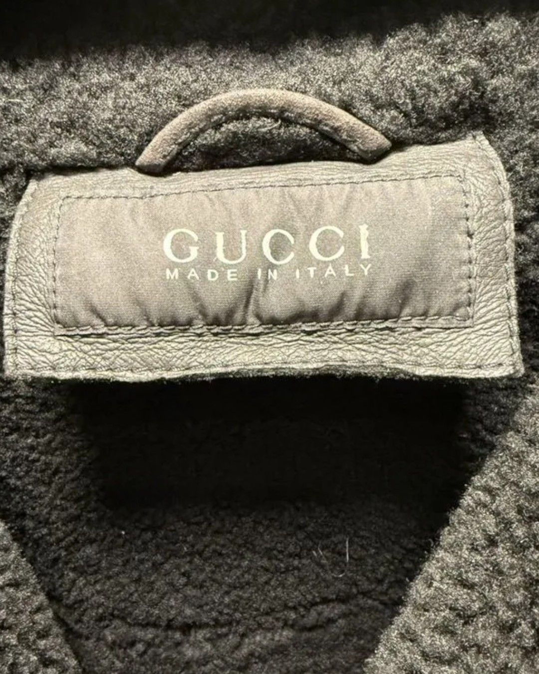 Gucci GUCCI SHEARLING LEATHER BIKER JACKET Size US XXL / EU 58 / 5 - 5 Thumbnail