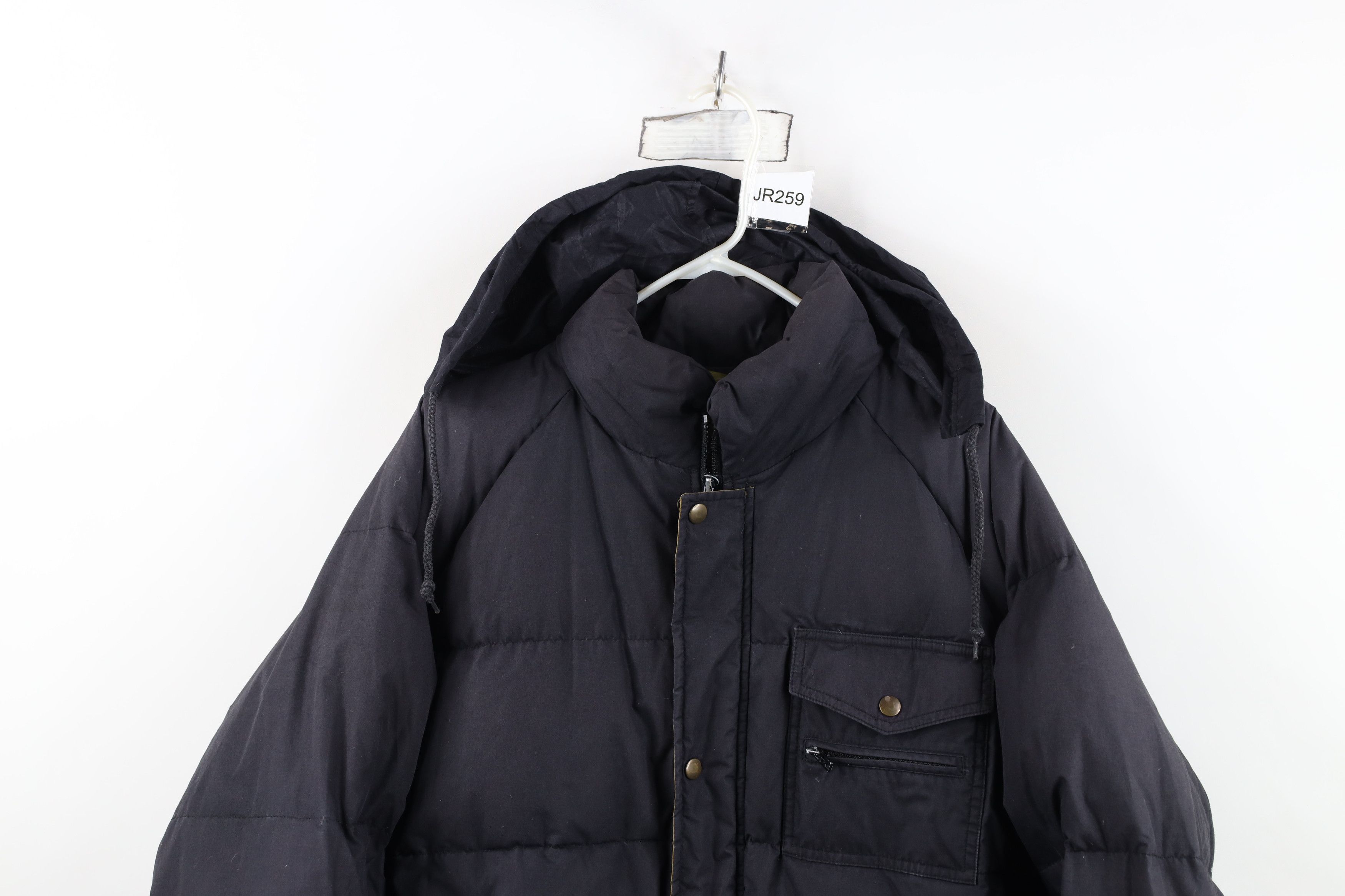 Vintage Vintage 90s Streetwear Duck Down Puffer Jacket Charcoal Gray Size US L / EU 52-54 / 3 - 2 Thumbnail
