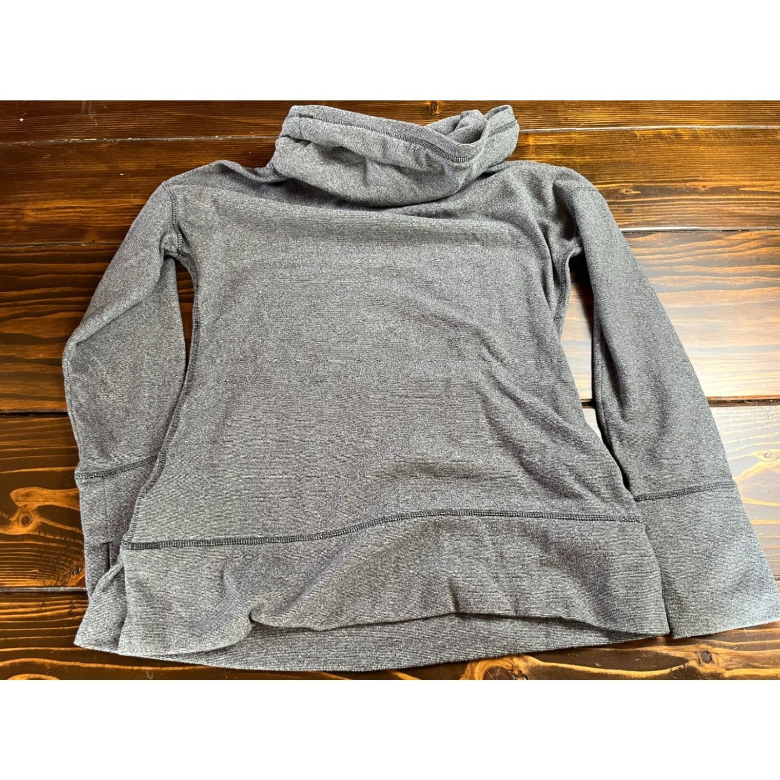 Vintage Marc New York Sweater Small Gray Activewear Cowl Neck Womens Size S / US 4 / IT 40 - 2 Thumbnail