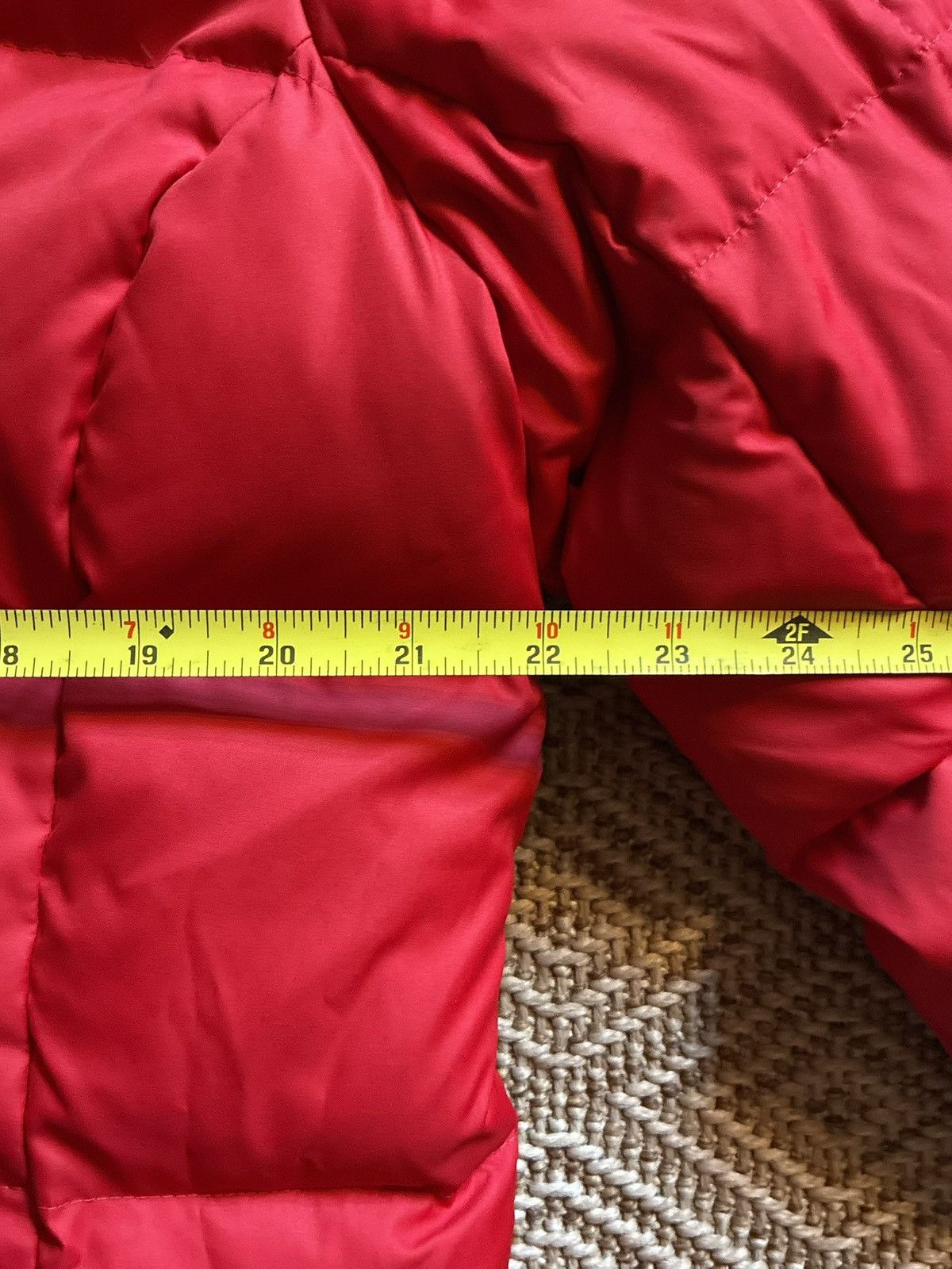 Lands' End Land’s End Knee-Length Puffer, Red, Women’s Large Size L / US 10 / IT 46 - 5 Thumbnail