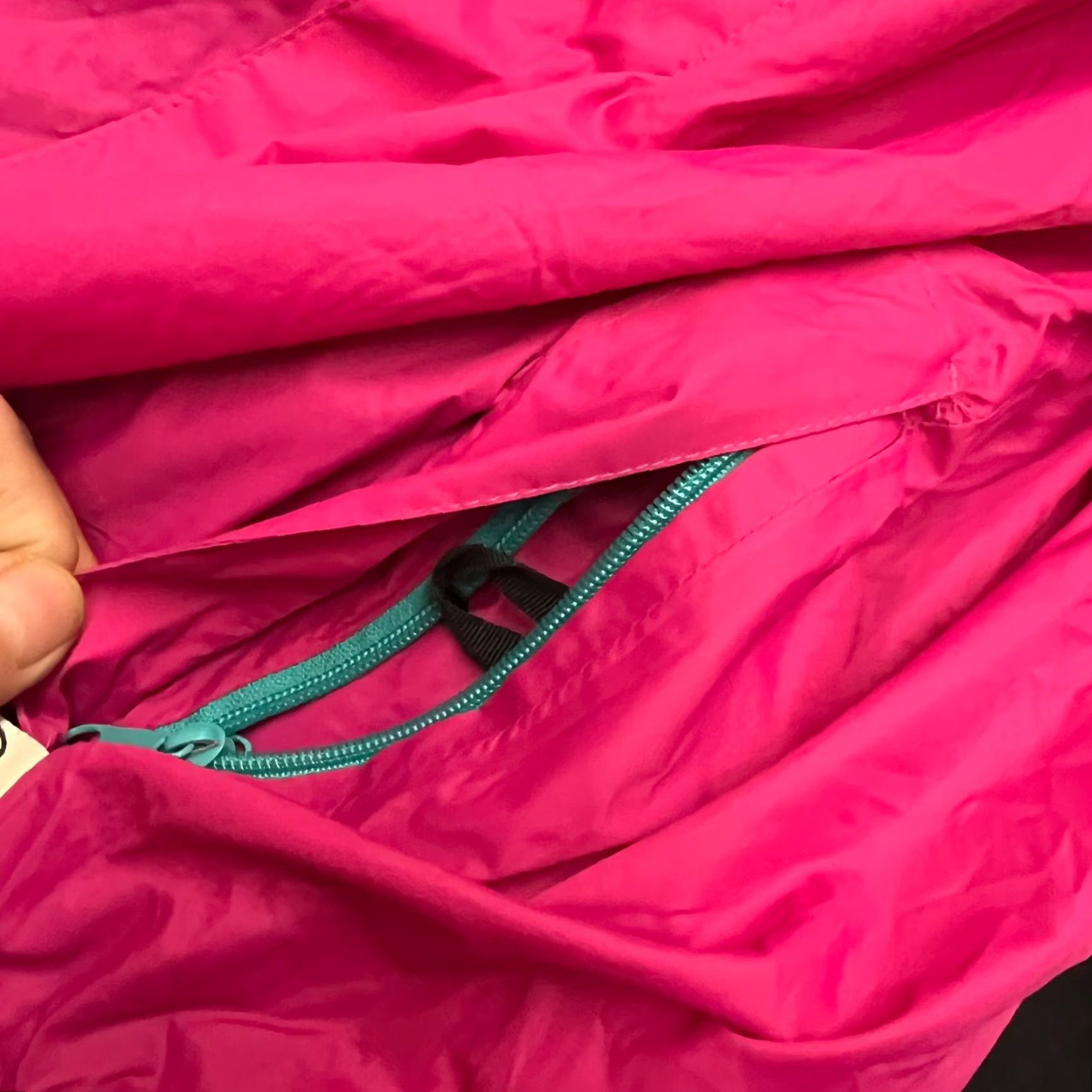 Vintage Magellan Women's Nylon Jacket L Pink Wind-Resistant Lightweight Activewear Size L / US 10 / IT 46 - 6 Thumbnail