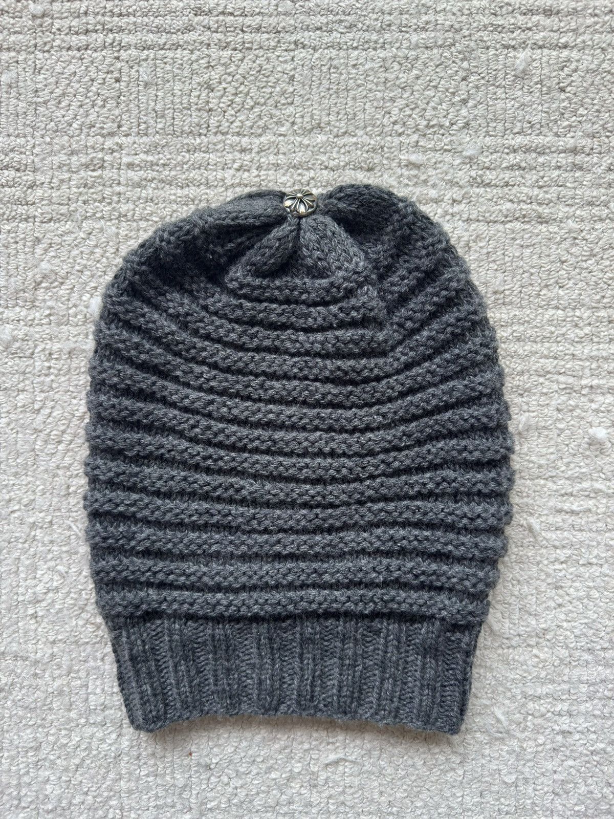 Chrome Hearts CHROME HEARTS grey knitted hat Size ONE SIZE - 2 Thumbnail