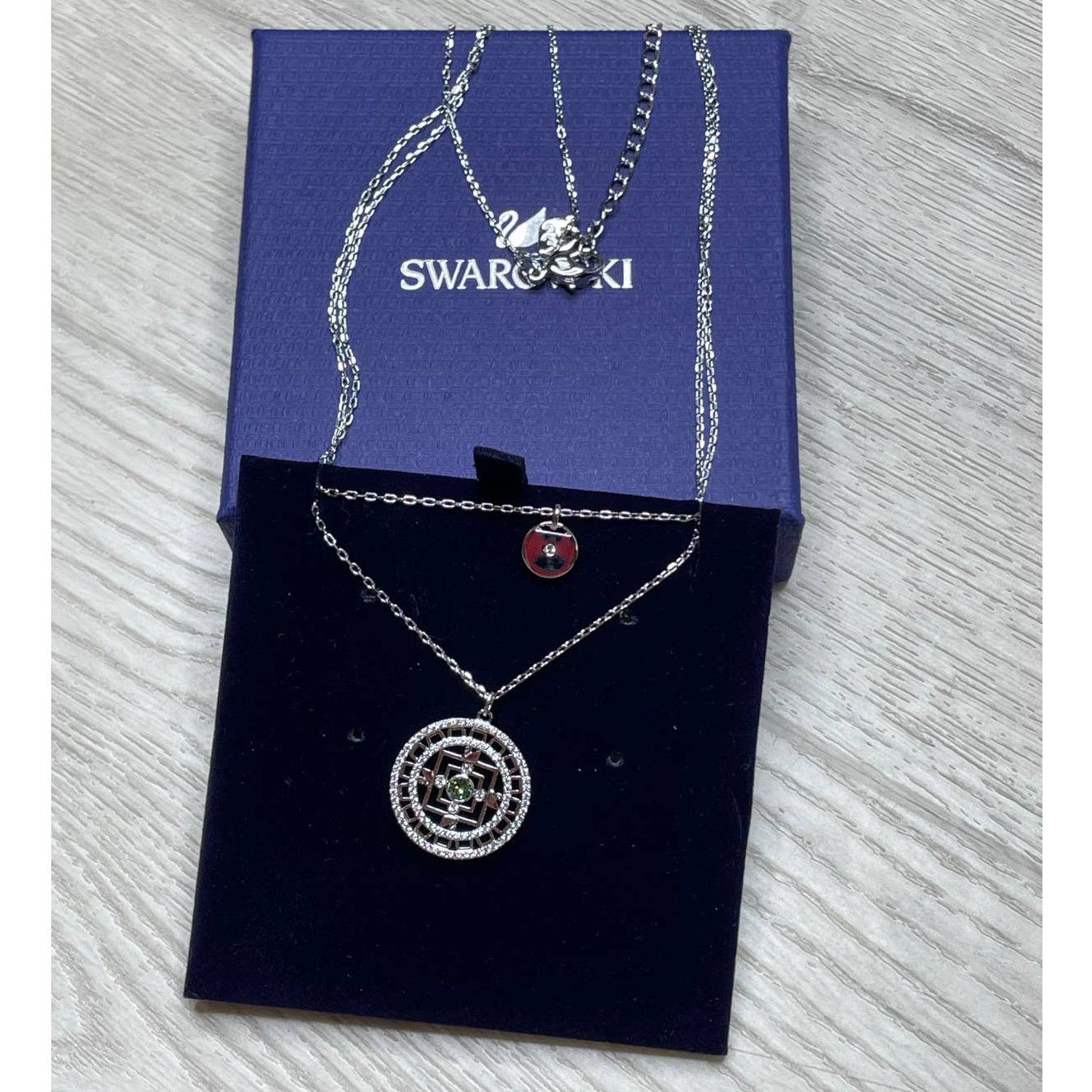 Swarovski Swarovski Symbolic Mandala Necklace White, Rhodium plated Size ONE SIZE - 7 Thumbnail