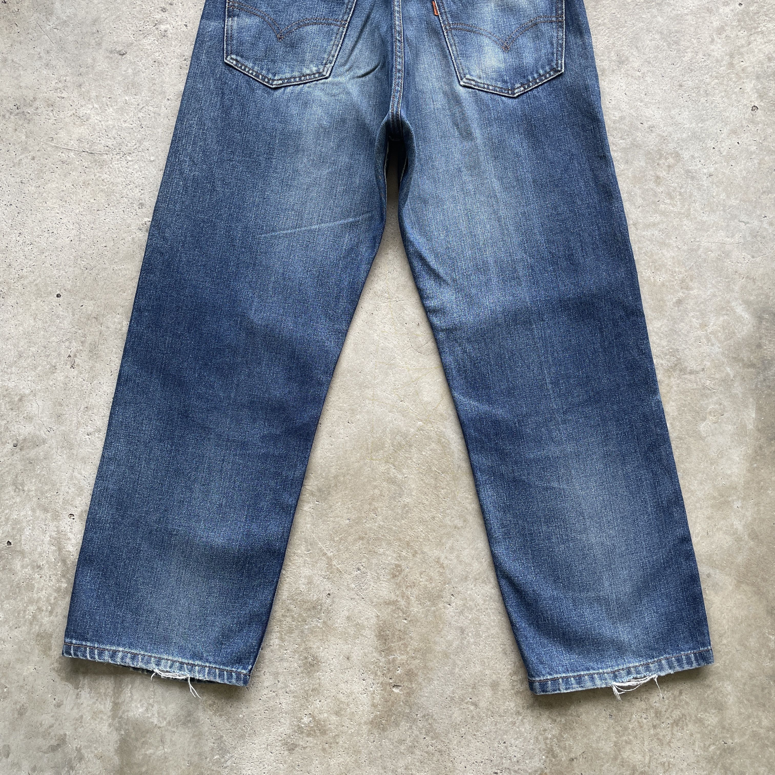 Levi's × Levi's Vintage Clothing Vintage Levi’s 612 Distressed Jeans Faded Orange Tag Pants Size US 32 / EU 48 - 13 Thumbnail