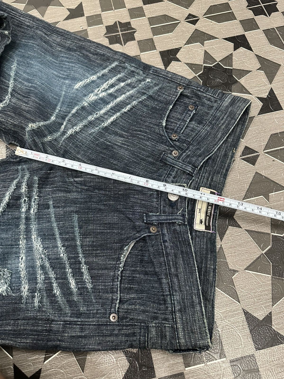 Michel Klein 1990 MK Homme (Michel Klein) Claw Mark Denim Size US 30 / EU 46 - 9 Thumbnail