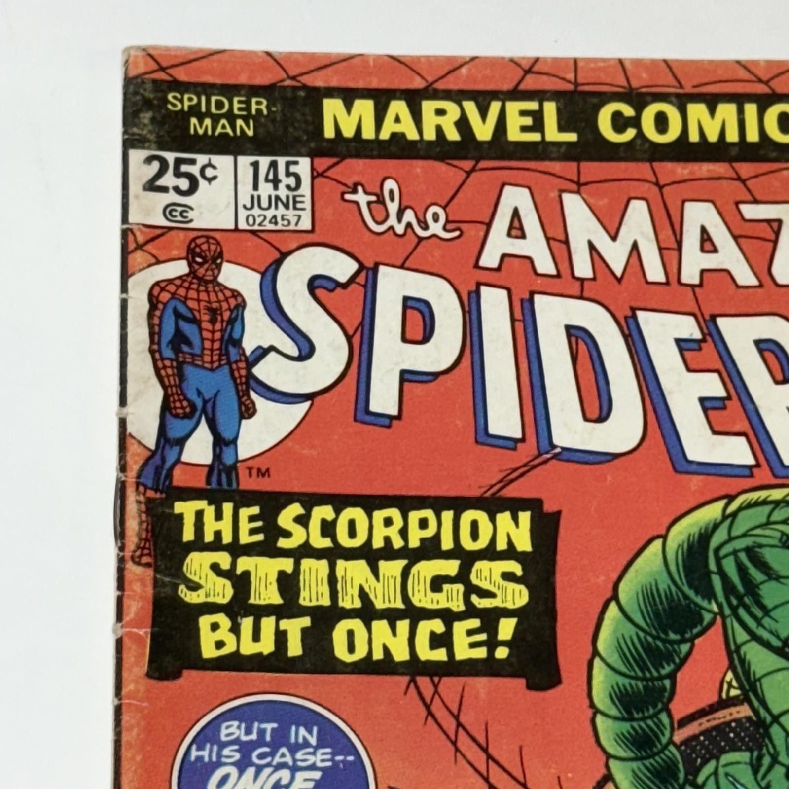Marvel Comics VTG The Amazing Spider-Man #145 JUN 1975 Scorpion VG VF Size ONE SIZE - 2 Thumbnail