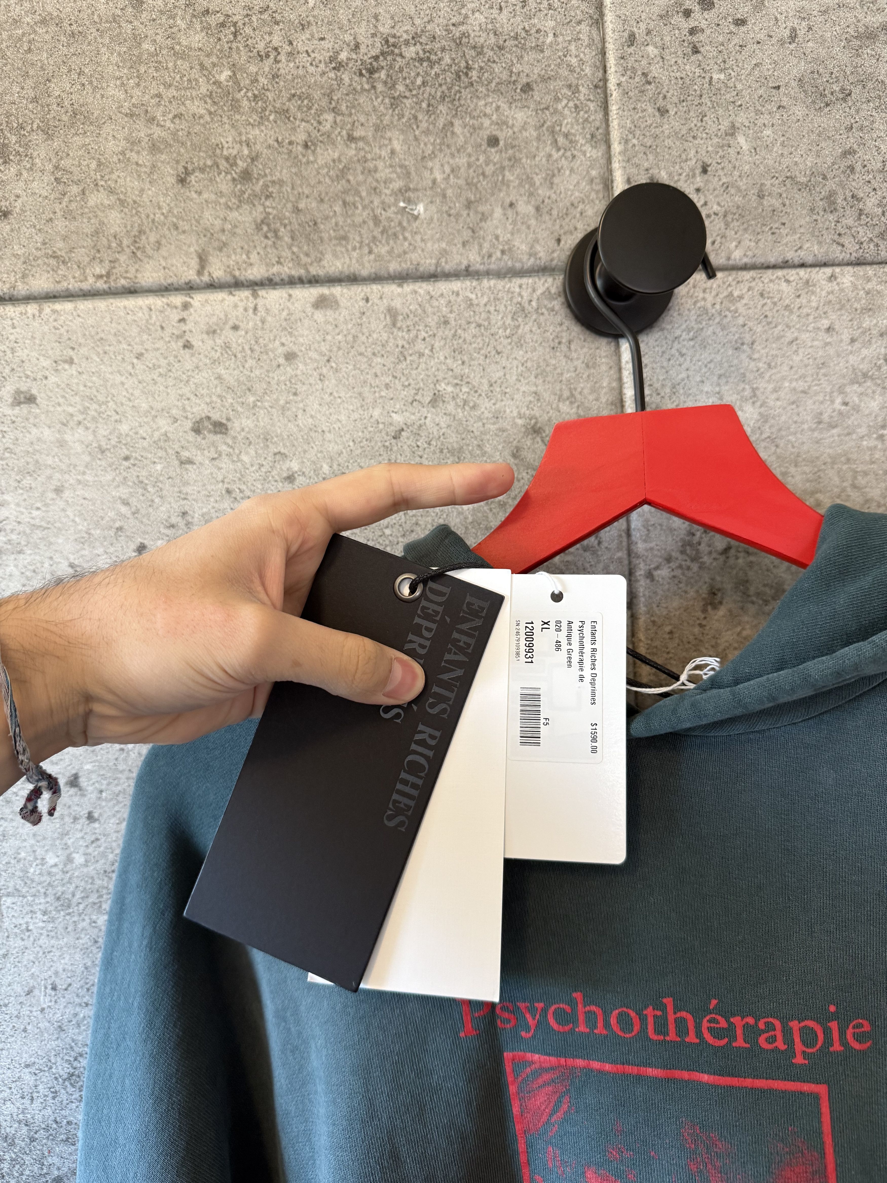 Enfants Riches Deprimes Enfants riches deprimes PSYCHOTHÉRAPIE HOODIE Size US XL / EU 56 / 4 - 4 Thumbnail