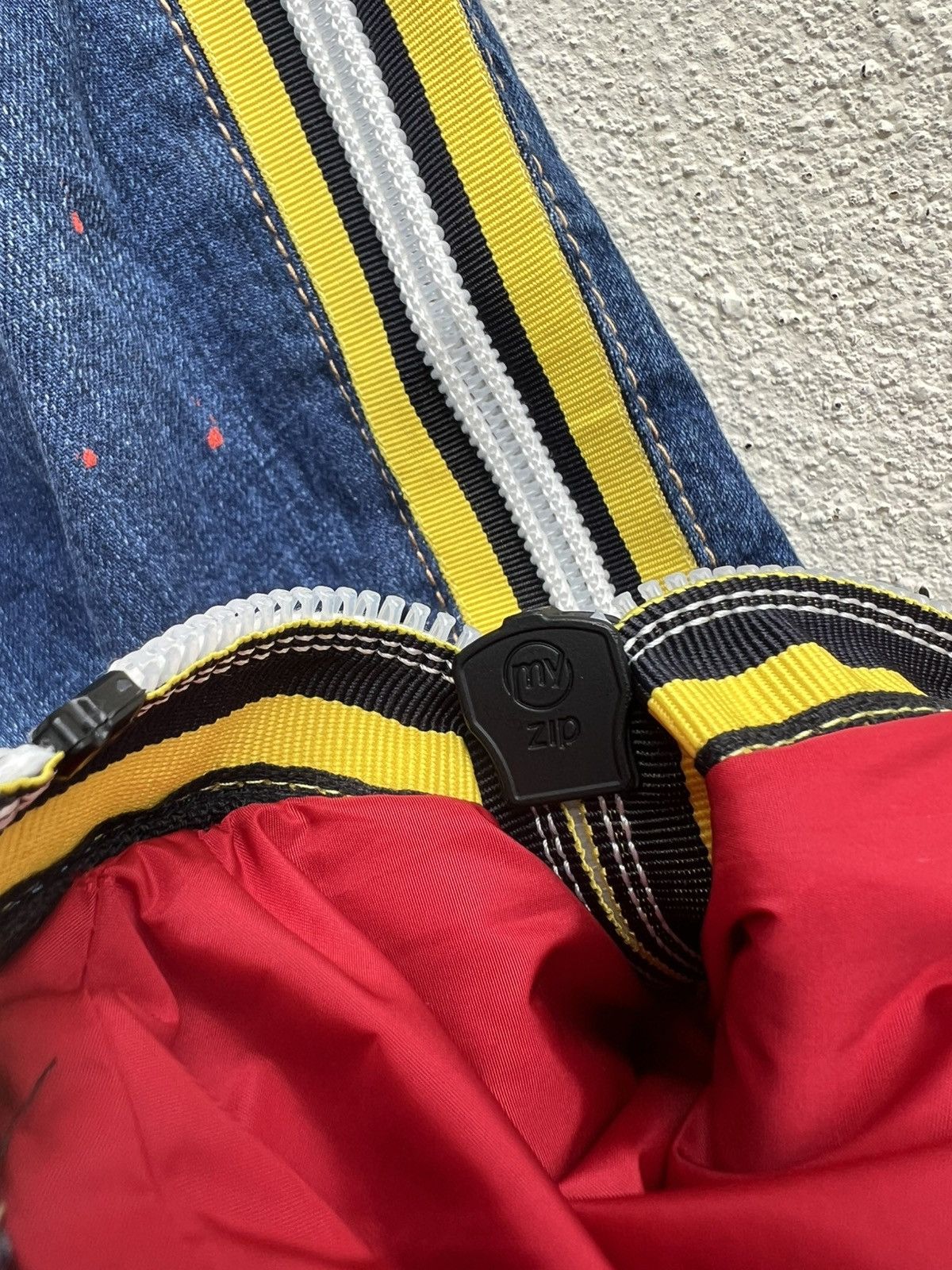Dsquared2 Dsquared2 Made in Italy Hybrid Denim Side Tape Jeans Size US 32 / EU 48 - 15 Thumbnail