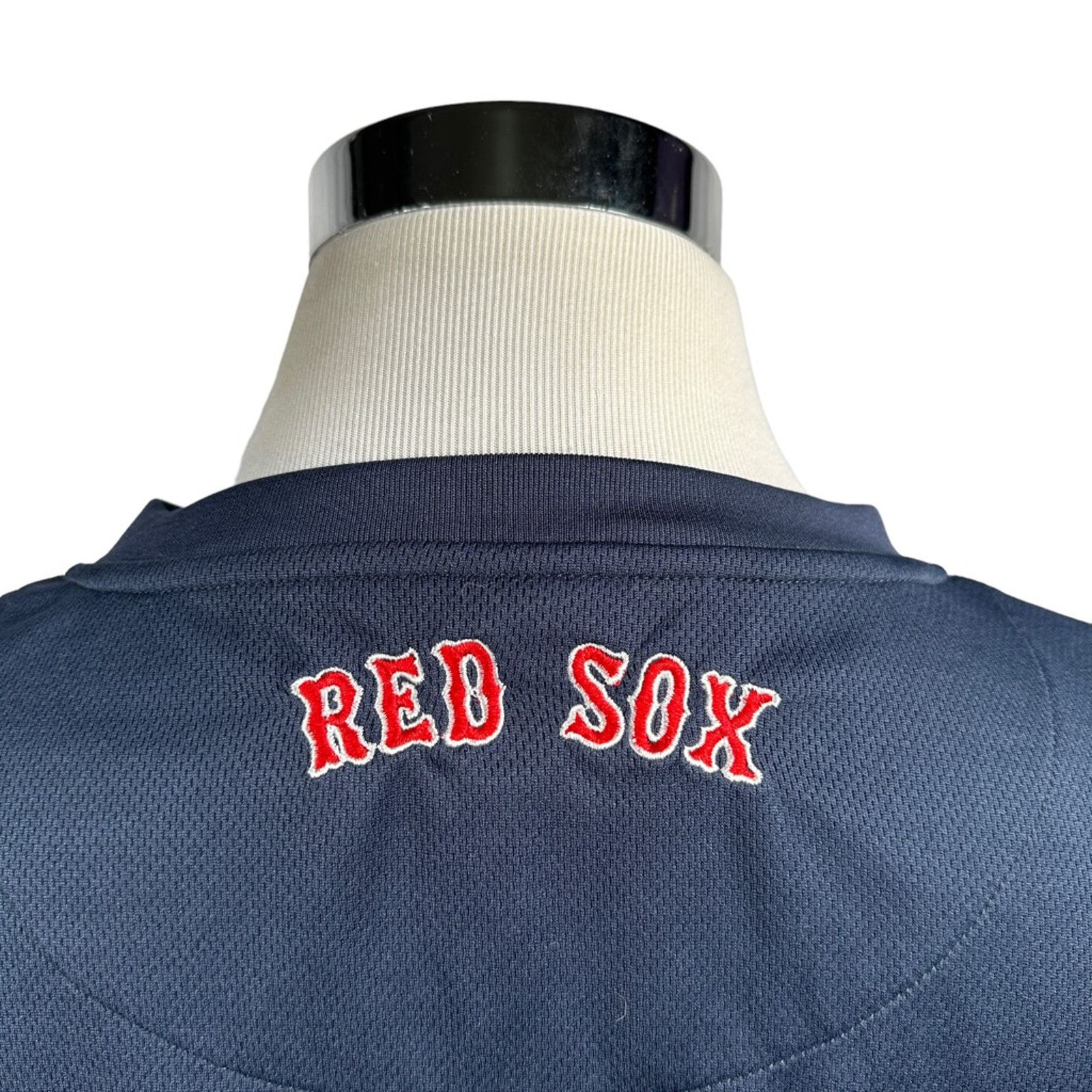 MLB Boston Red Sox Dynasty Jersey Shirt Blue Red V Neck XL Size US XL / EU 56 / 4 - 6 Thumbnail