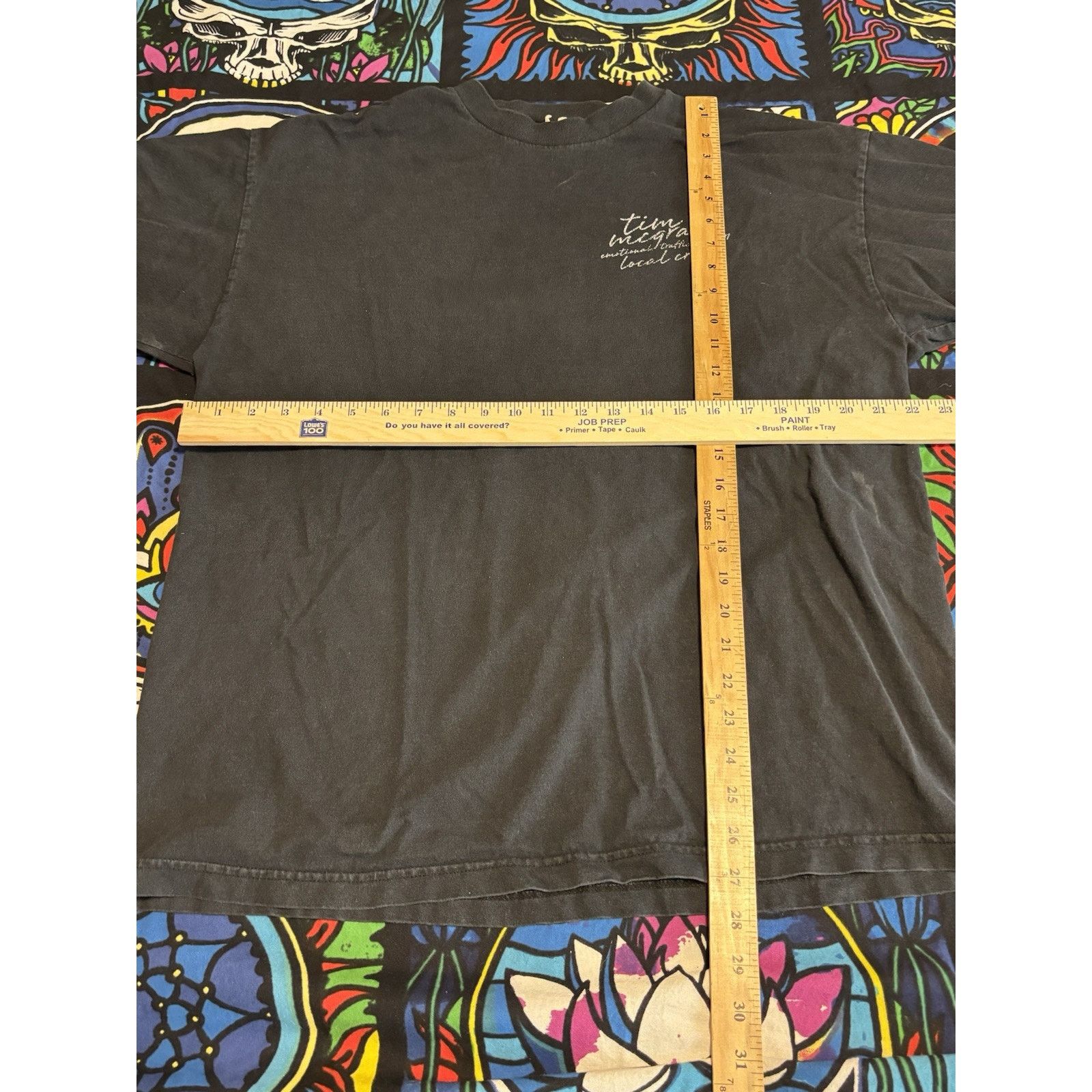 Vintage Tim McGraw XL Live Your Voice Local Crew 2008 Black Country Size US XL / EU 56 / 4 - 6 Thumbnail