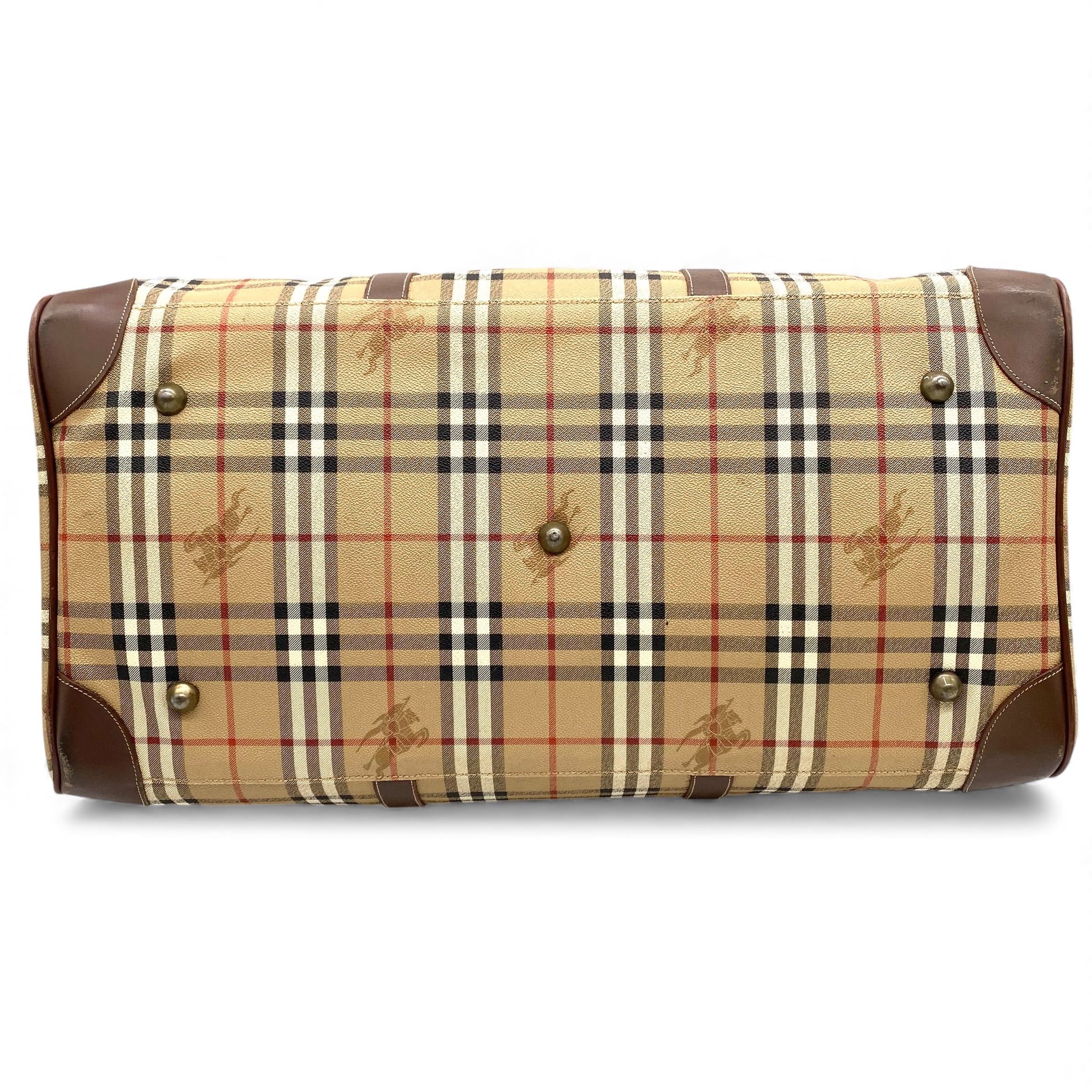Burberry Vintage Burberrys Boston Bag Nova Check Size ONE SIZE - 4 Thumbnail