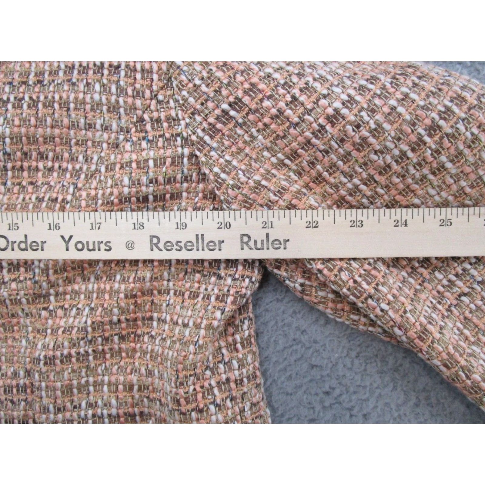Vintage VINTAGE Alfred Dunner Blazer Jacket Women 12 Tweed Check Long Sleeve Career Work Jacket Blazer Mens Womens Size XL / US 12-14 / IT 48-50 - 4 Thumbnail